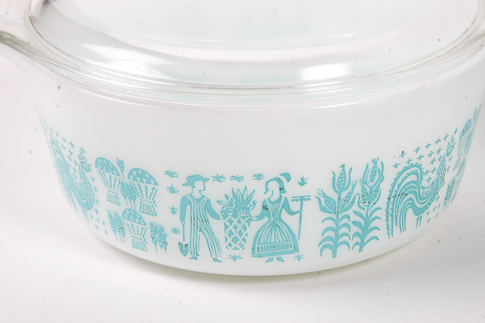 Vintage Blue and White Pyrex