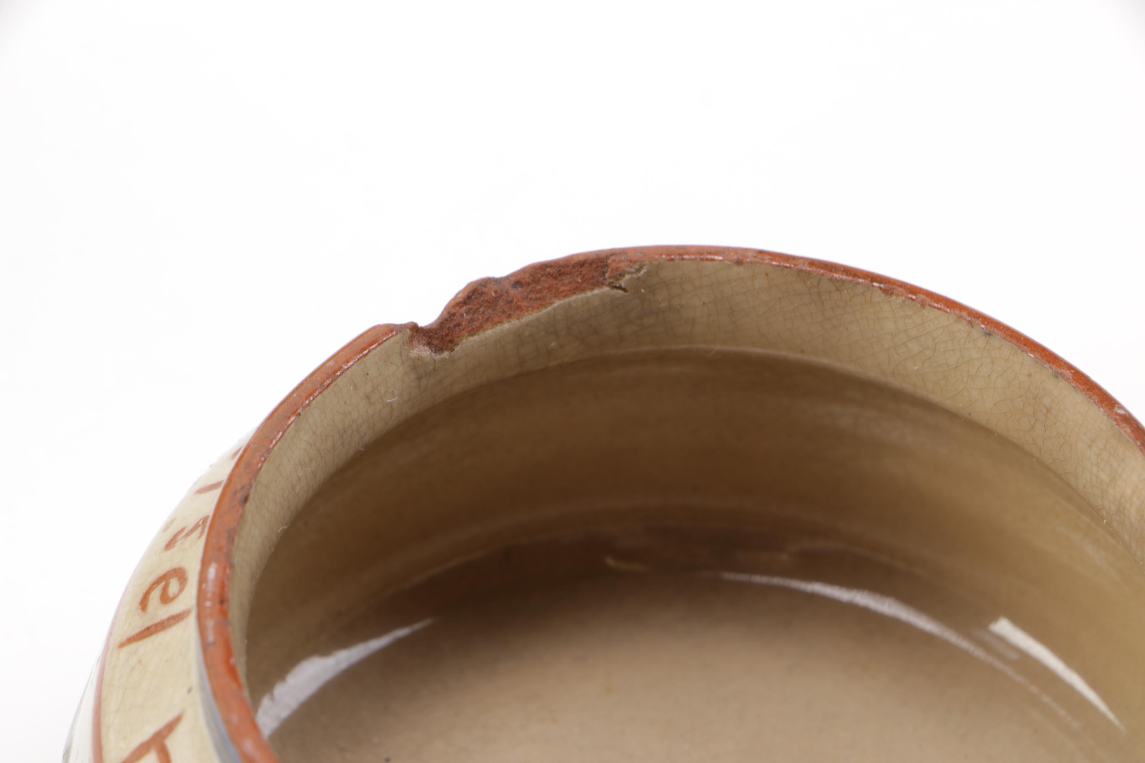 Collection of Watcombe Torquay Pottery "Motto Ware"