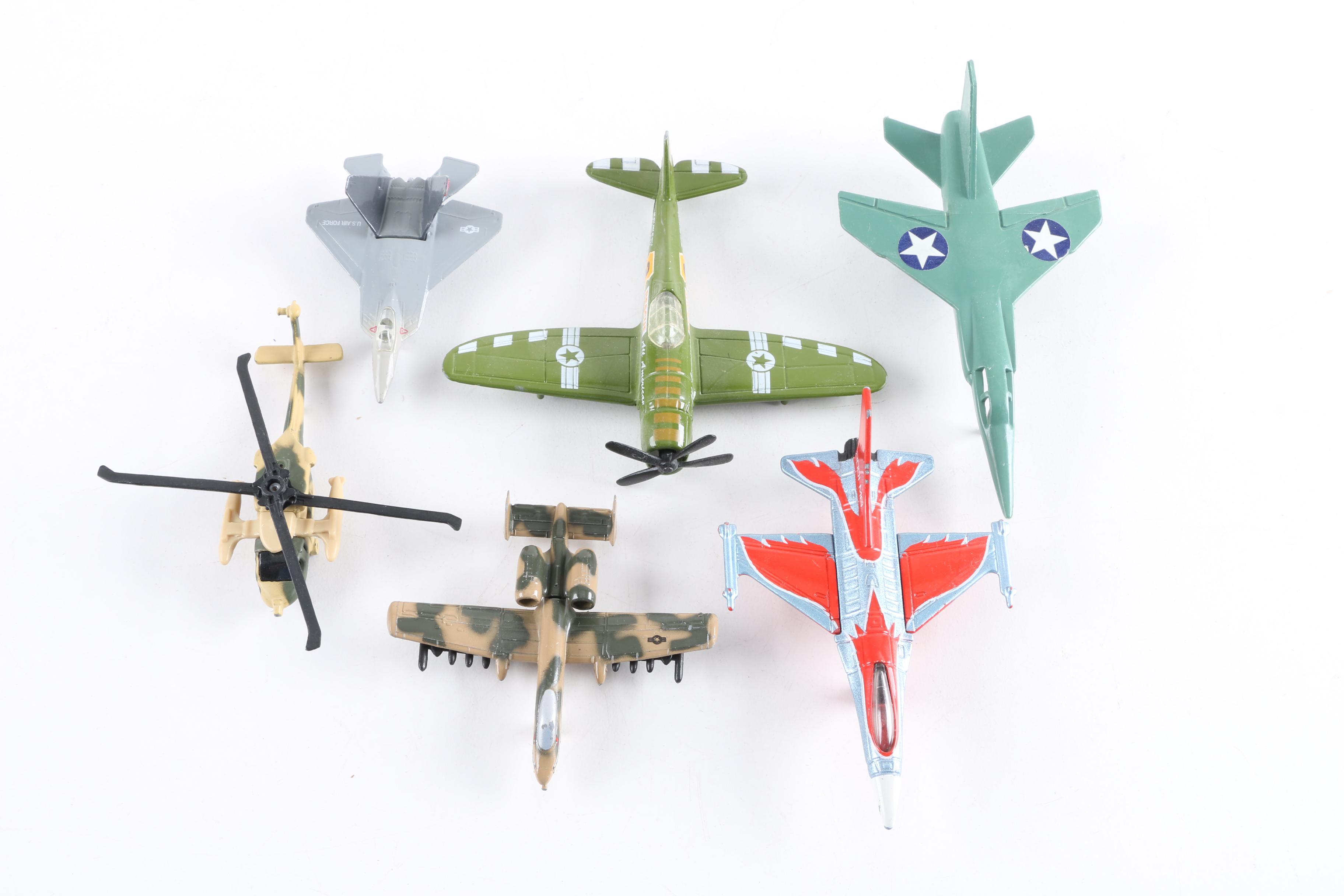 Collection of Die-Cast Model Aircraft