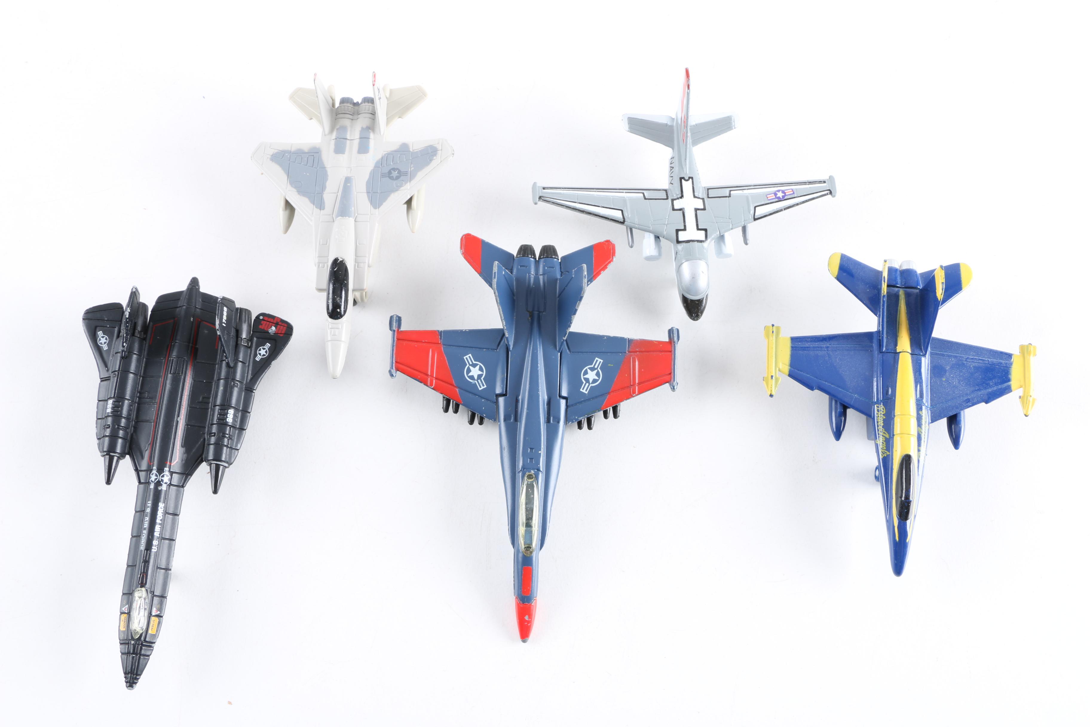 Collection of Die-Cast Model Aircraft