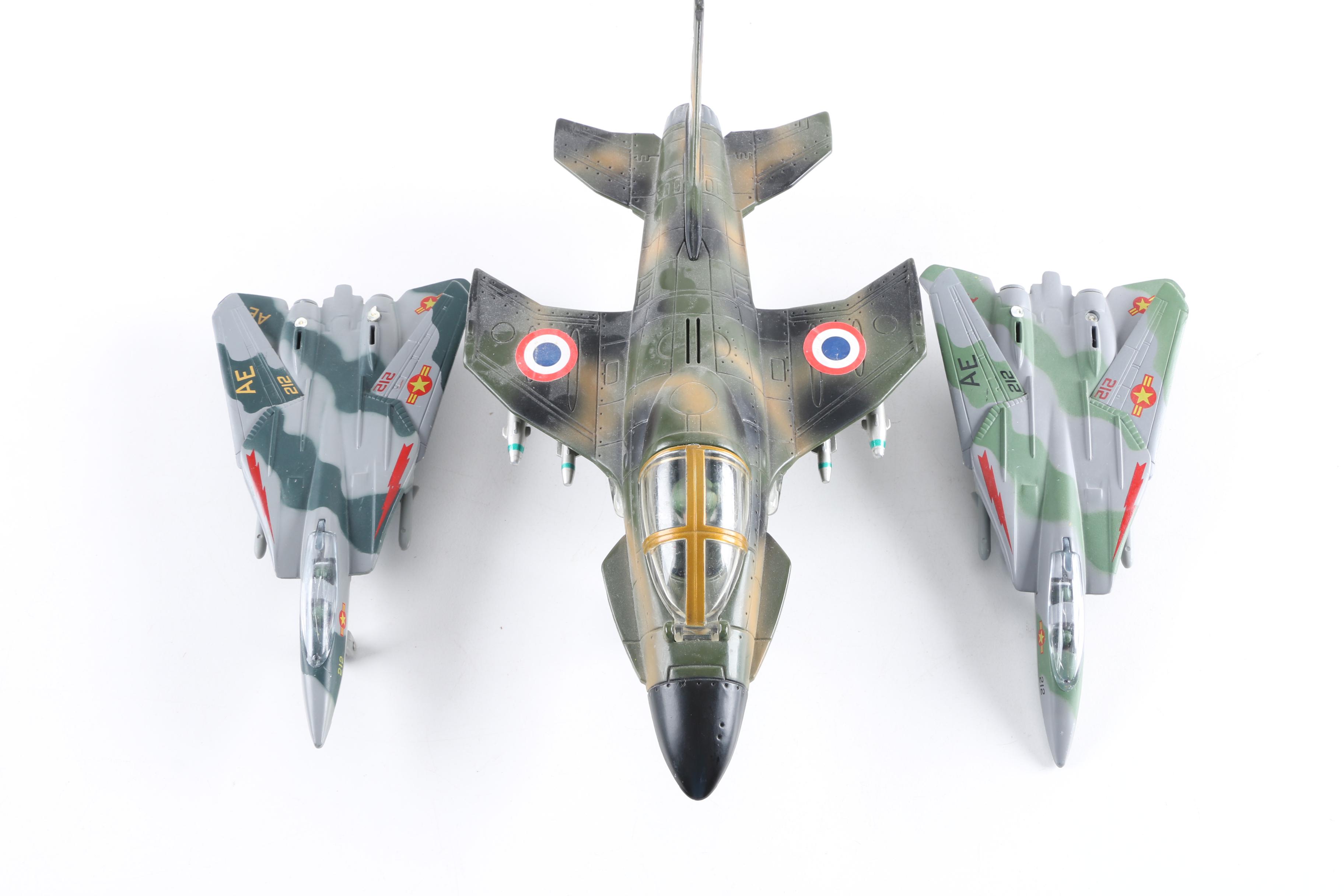 Collection of Die-Cast Model Aircraft