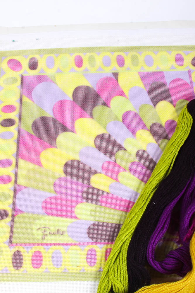 Vintage Emilio Pucci Needlepoint Kits