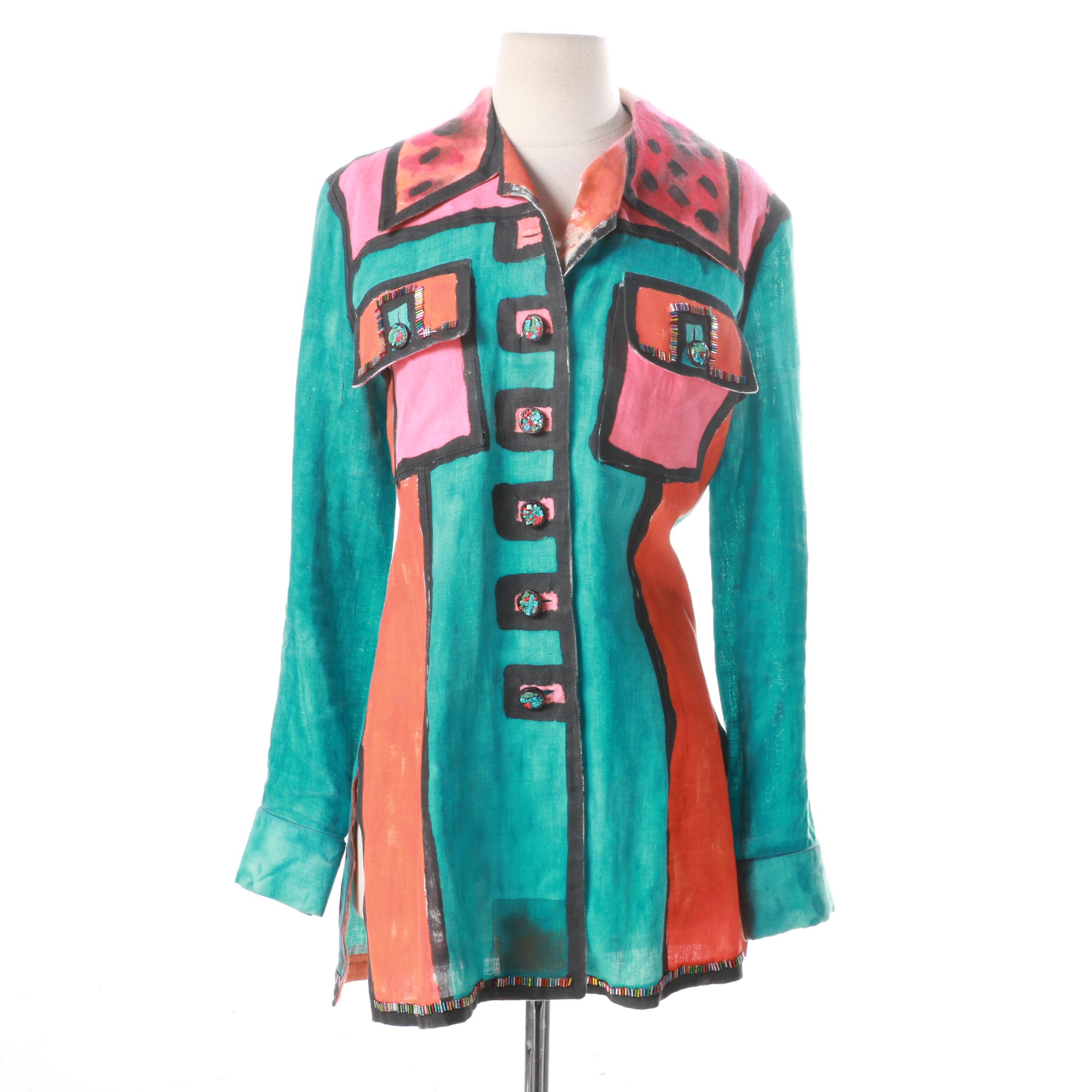 Women's On Aura Tout Vu Hand-Painted Jacket
