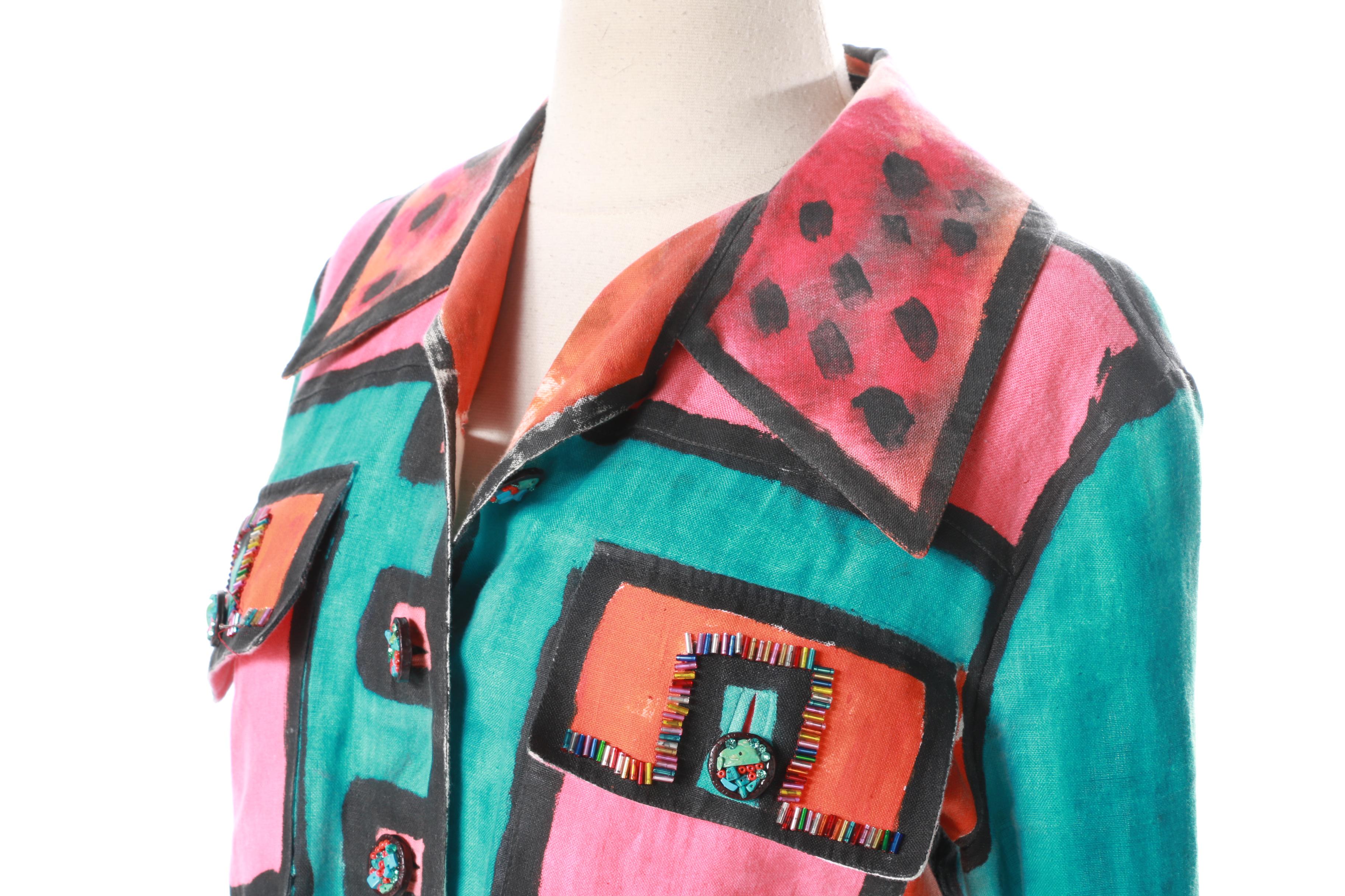 Women's On Aura Tout Vu Hand-Painted Jacket