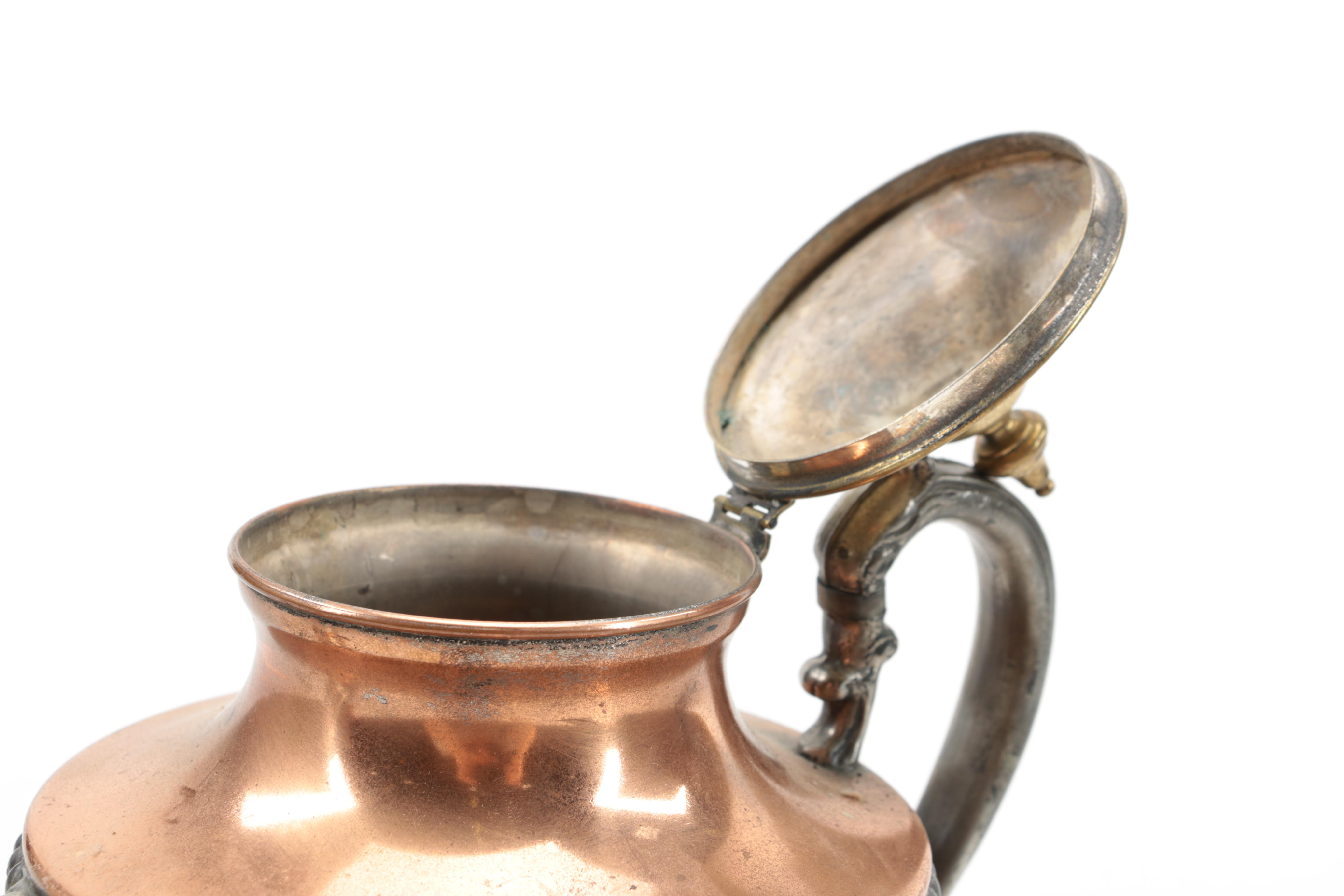 Vintage Copper Teapots and Kettles Including Manning & Bowman