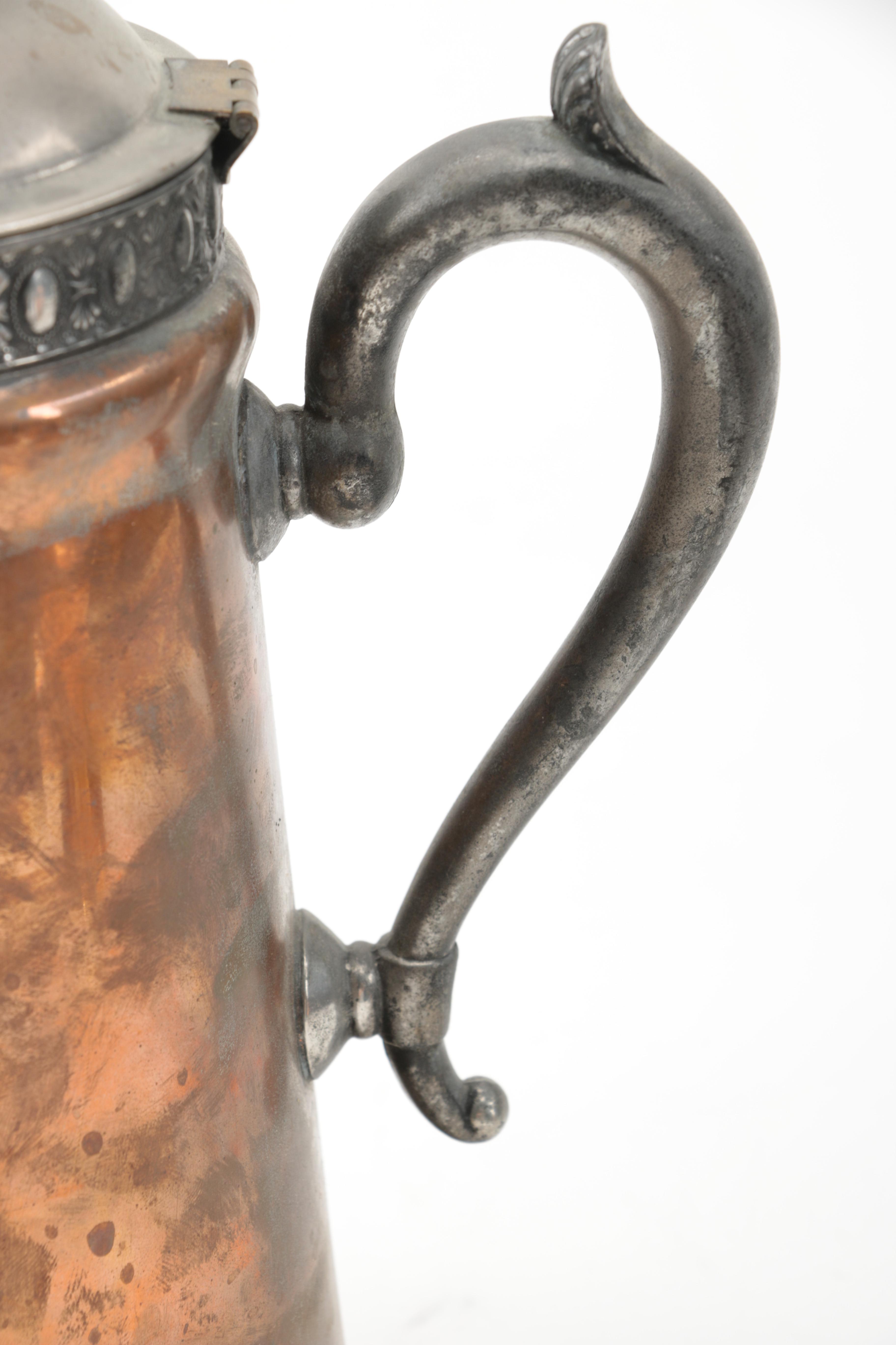 Vintage Copper Teapots and Kettles Including Manning & Bowman