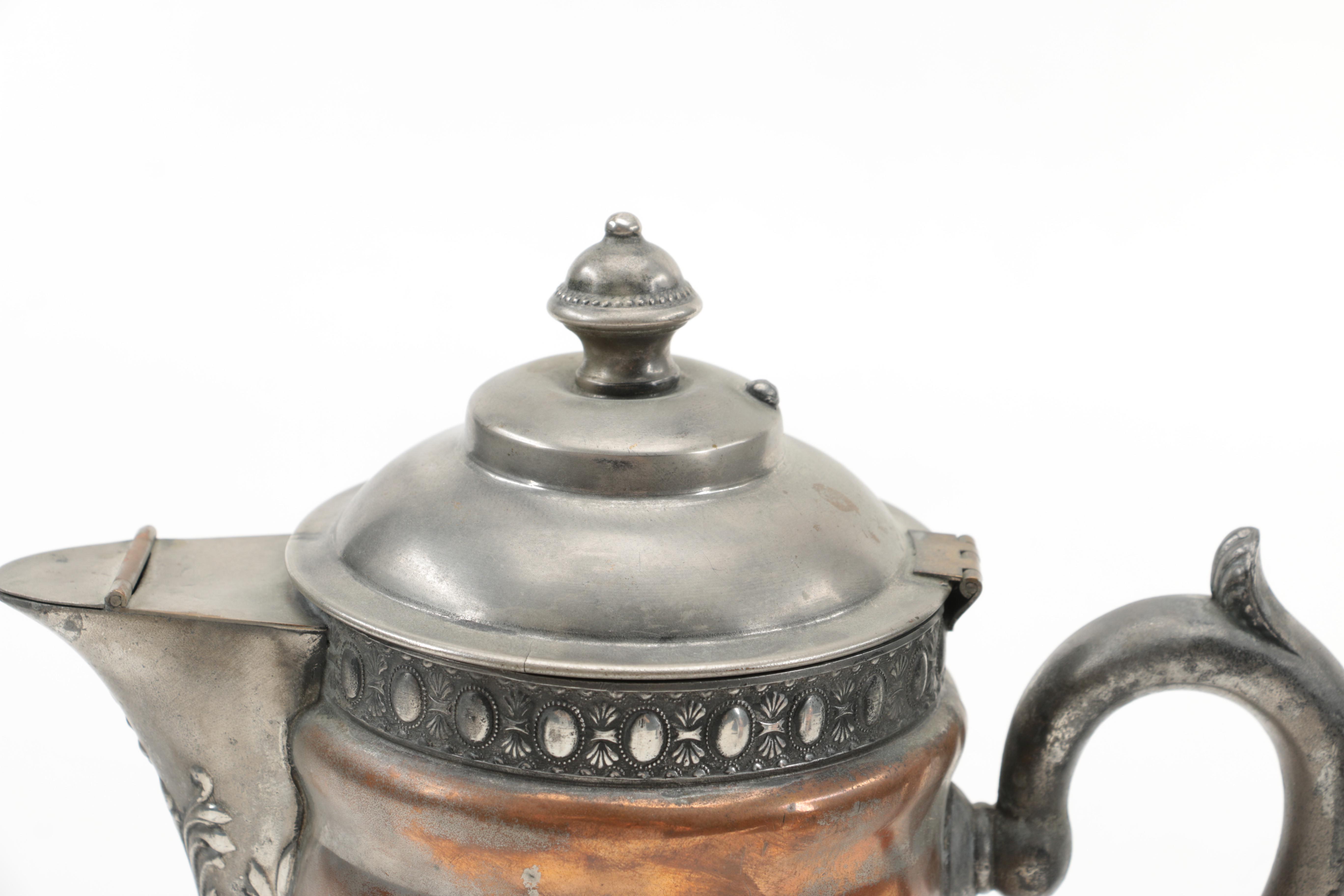 Vintage Copper Teapots and Kettles Including Manning & Bowman