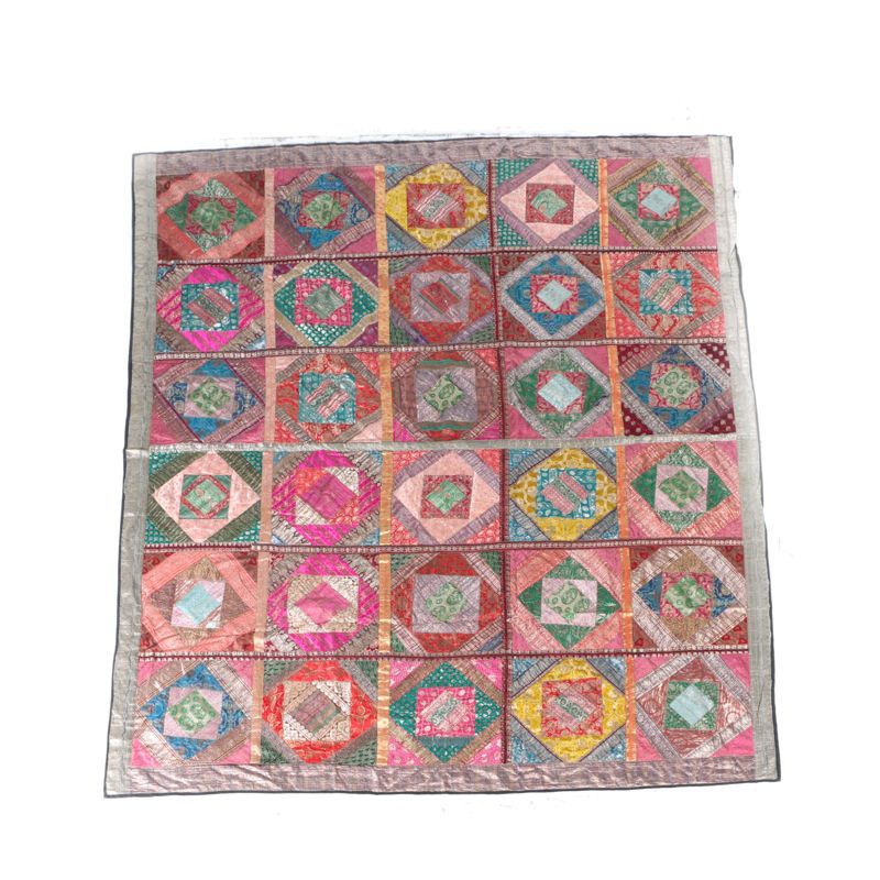 Handmade "Square in Square" Quilt