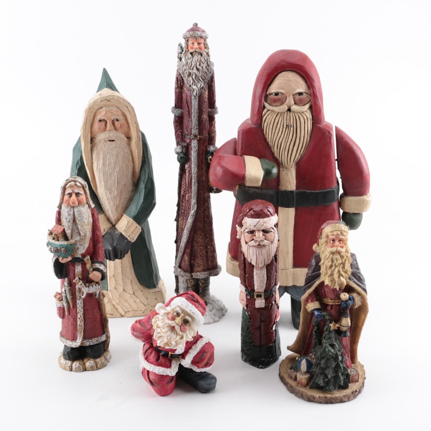 Santa Figurines and Statuettes
