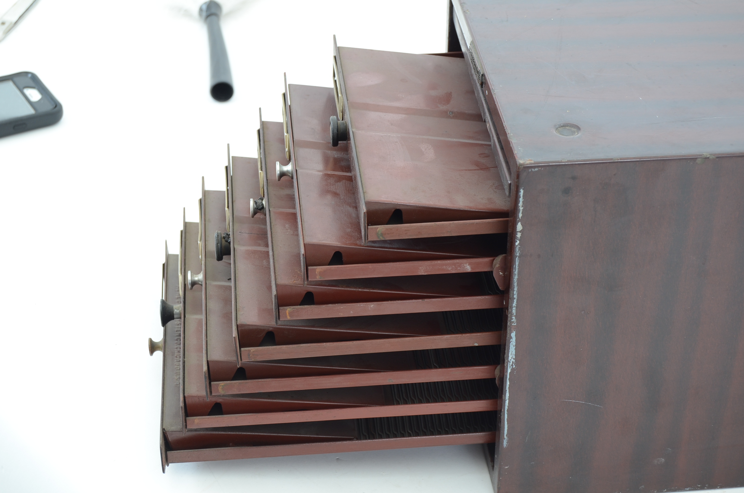 Metal Acme Card File