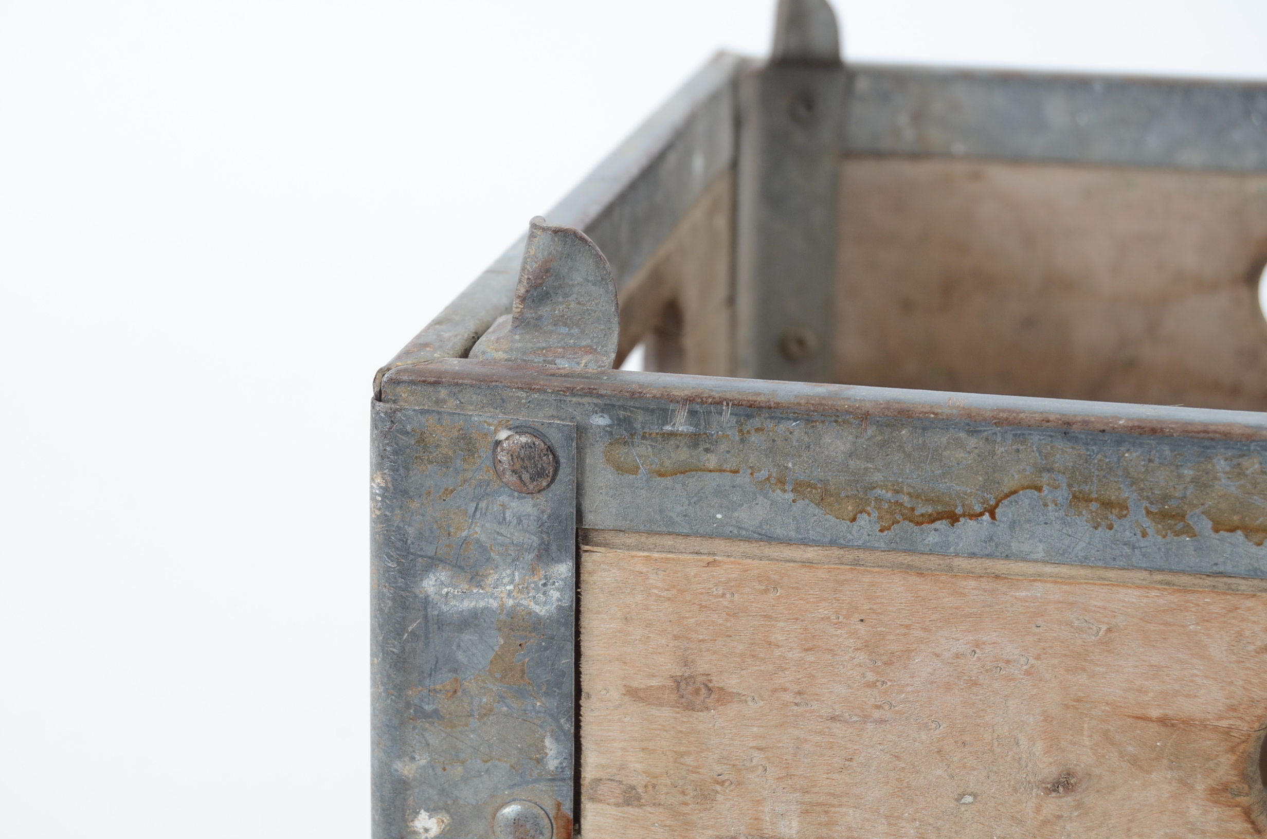 Antique Covington KY Milk Crate