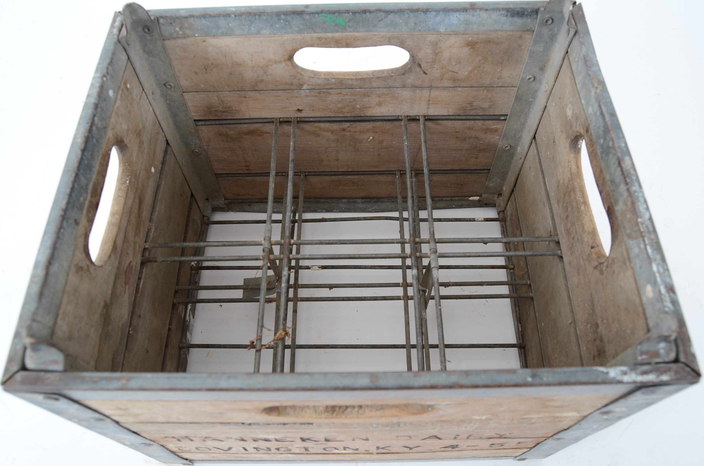 Antique Covington KY Milk Crate