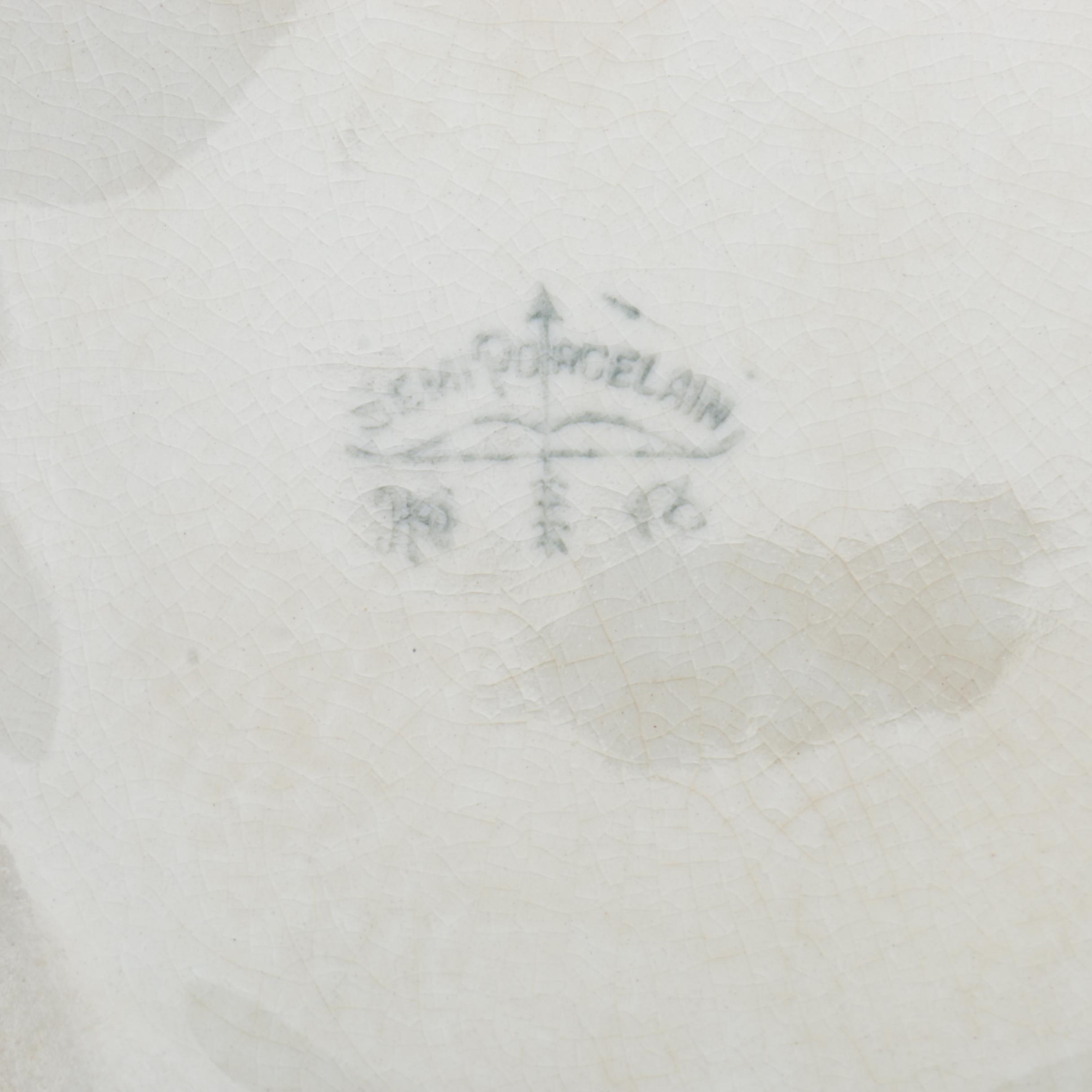 Vintage Semi-Porcelain Ewer and Basin Set