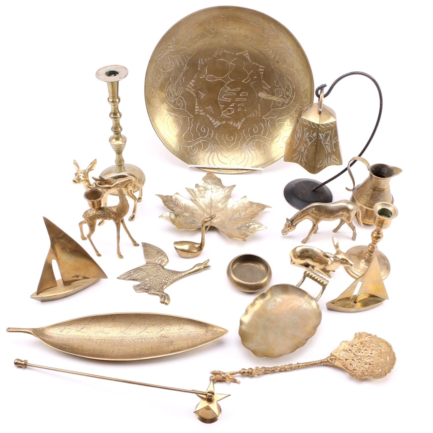 Brass Figurines and Décor