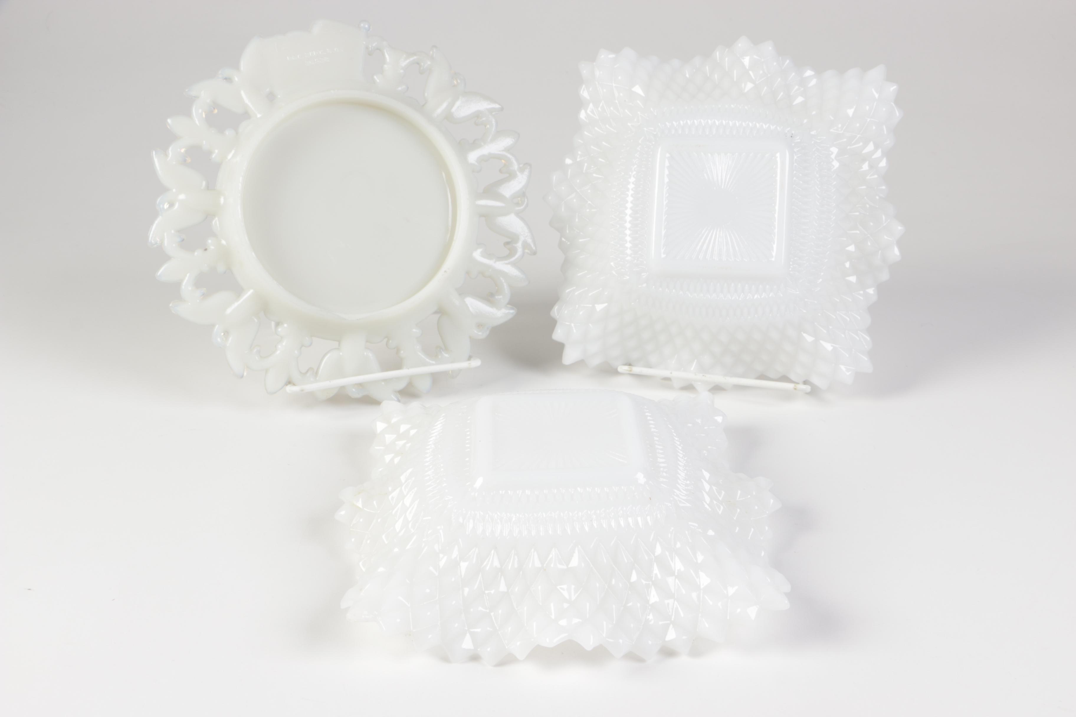 Milk Glass Tableware