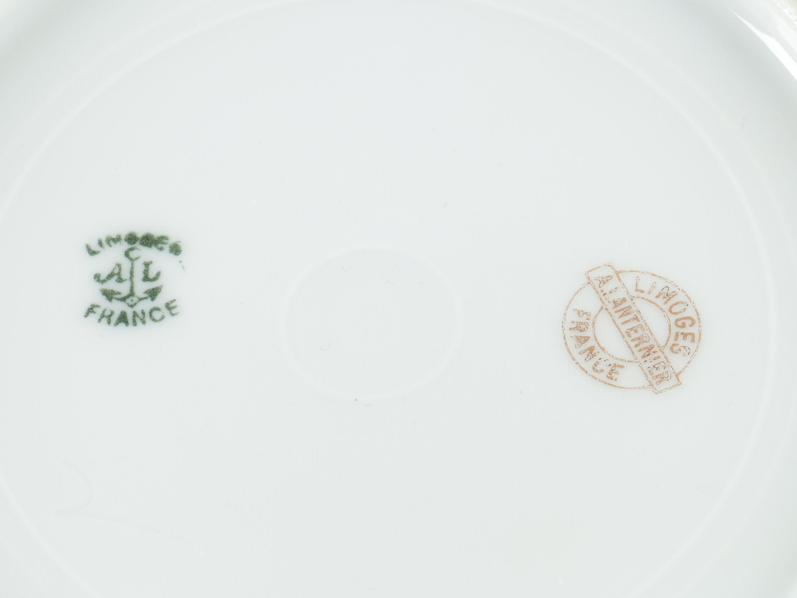 Limoges A. Lanternier Porcelain Tableware