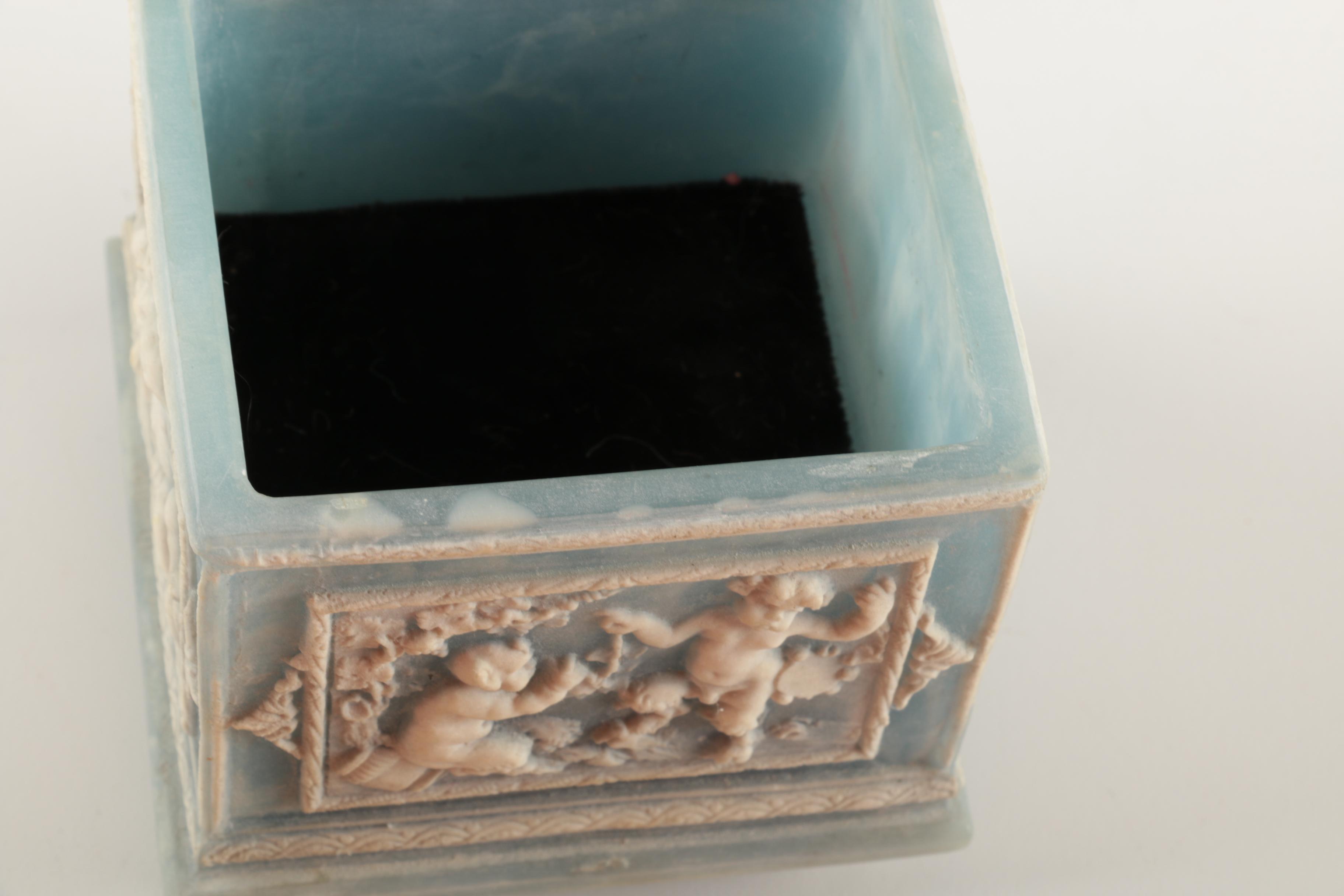 Vintage Incolay Resin Music Box