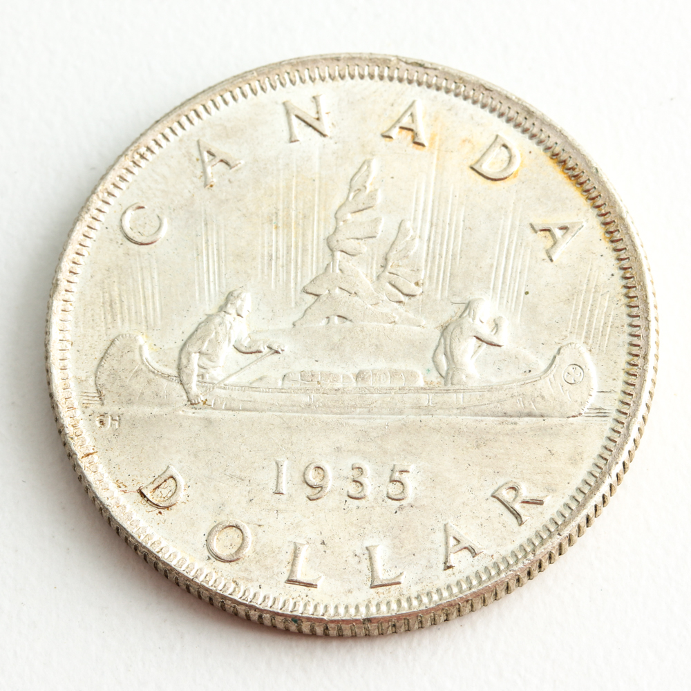 1935 Canadian Silver Dollar