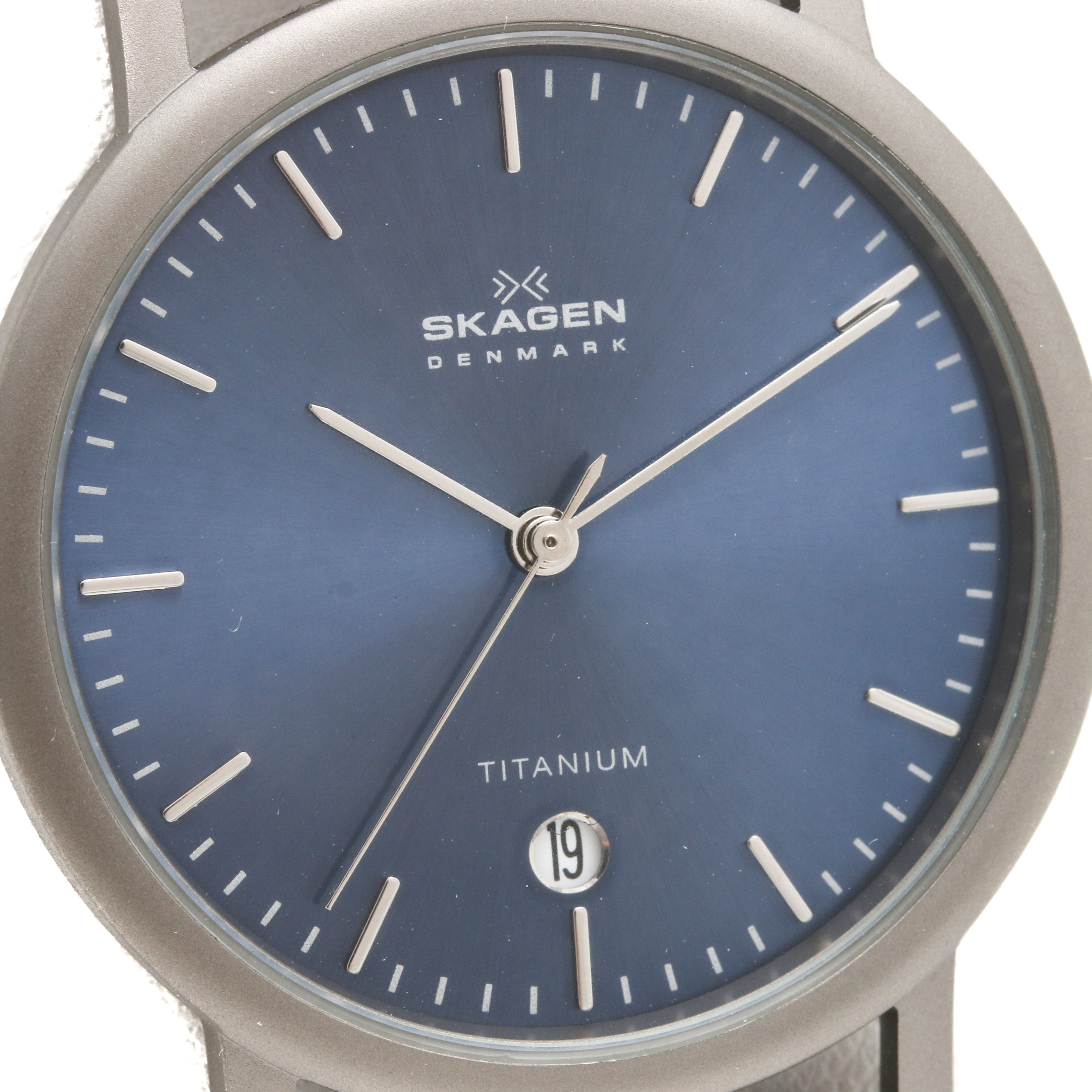 Skagen Titanium Blue Dial Watch