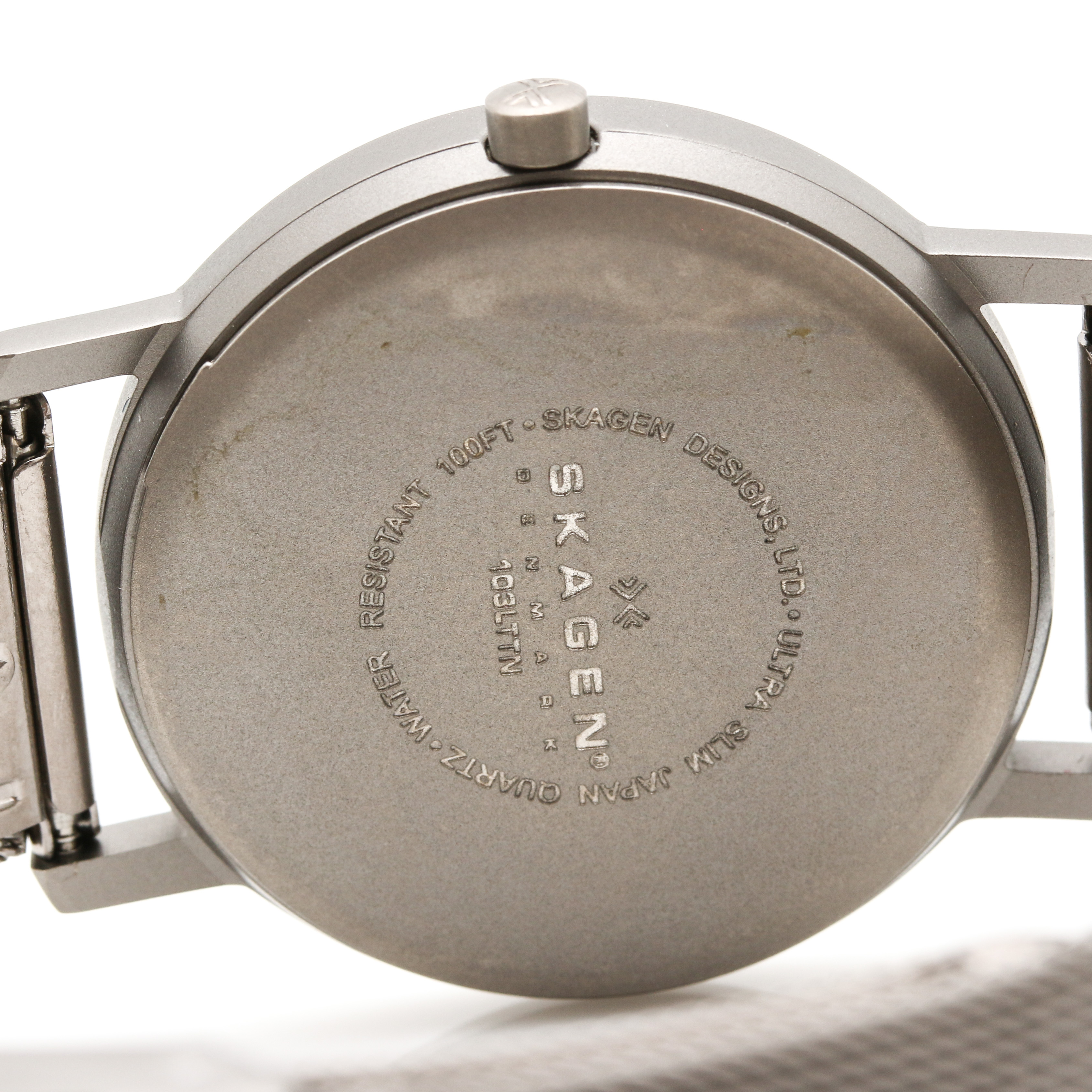 Skagen Titanium Blue Dial Watch