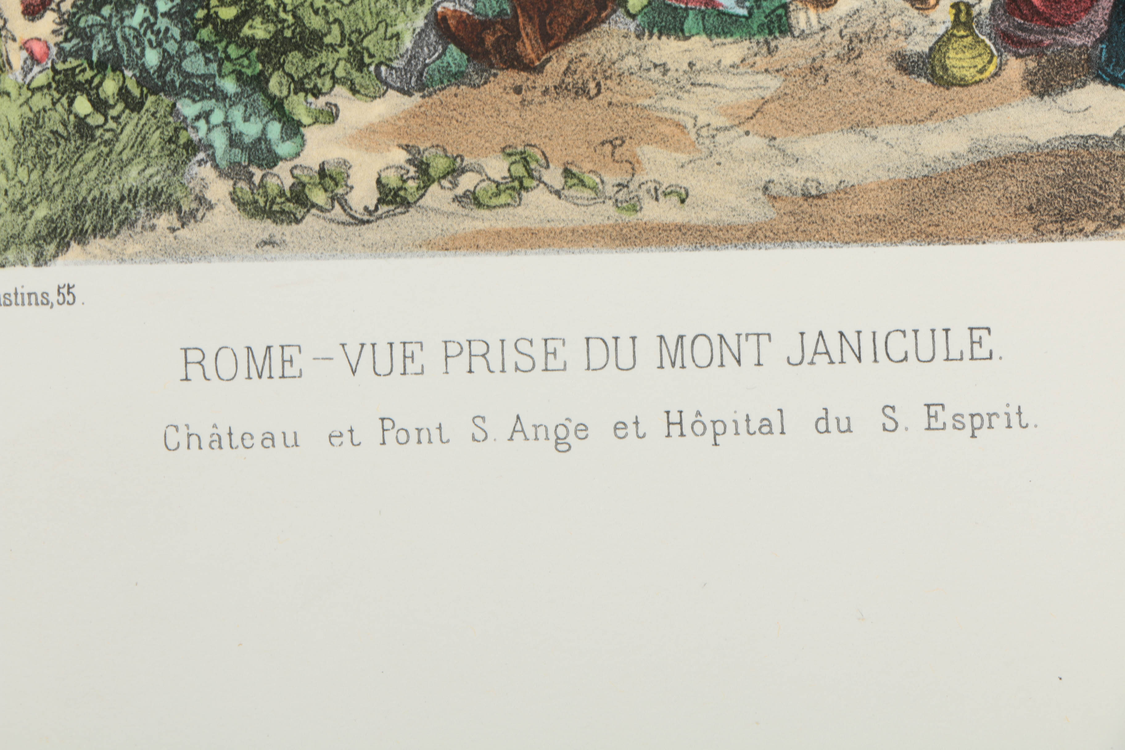 Collection of Hand-Colored Metzographs on Paper of Roman Architecture