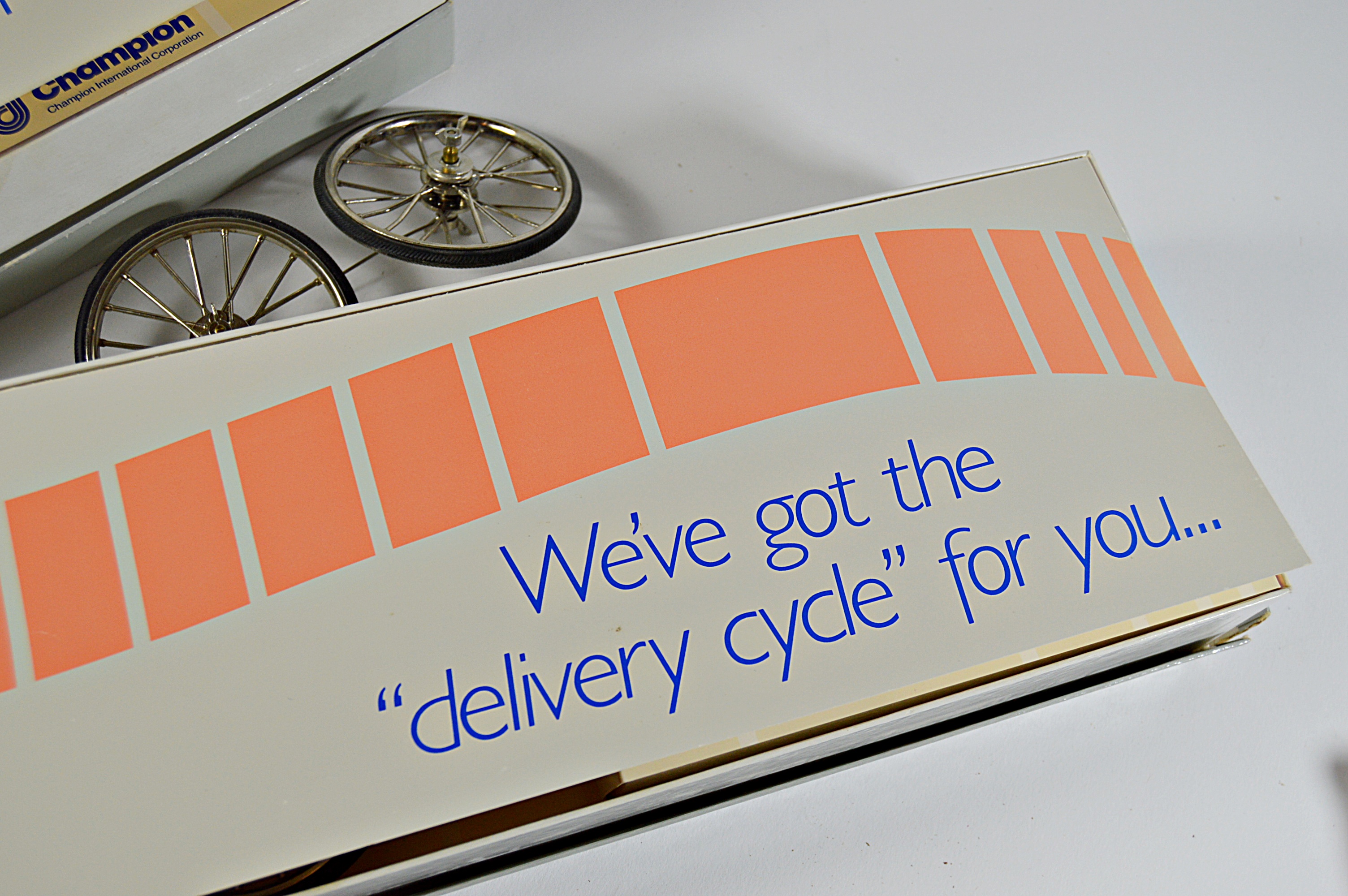 Limited Edition Champion Paper Promotional Model Bicycles