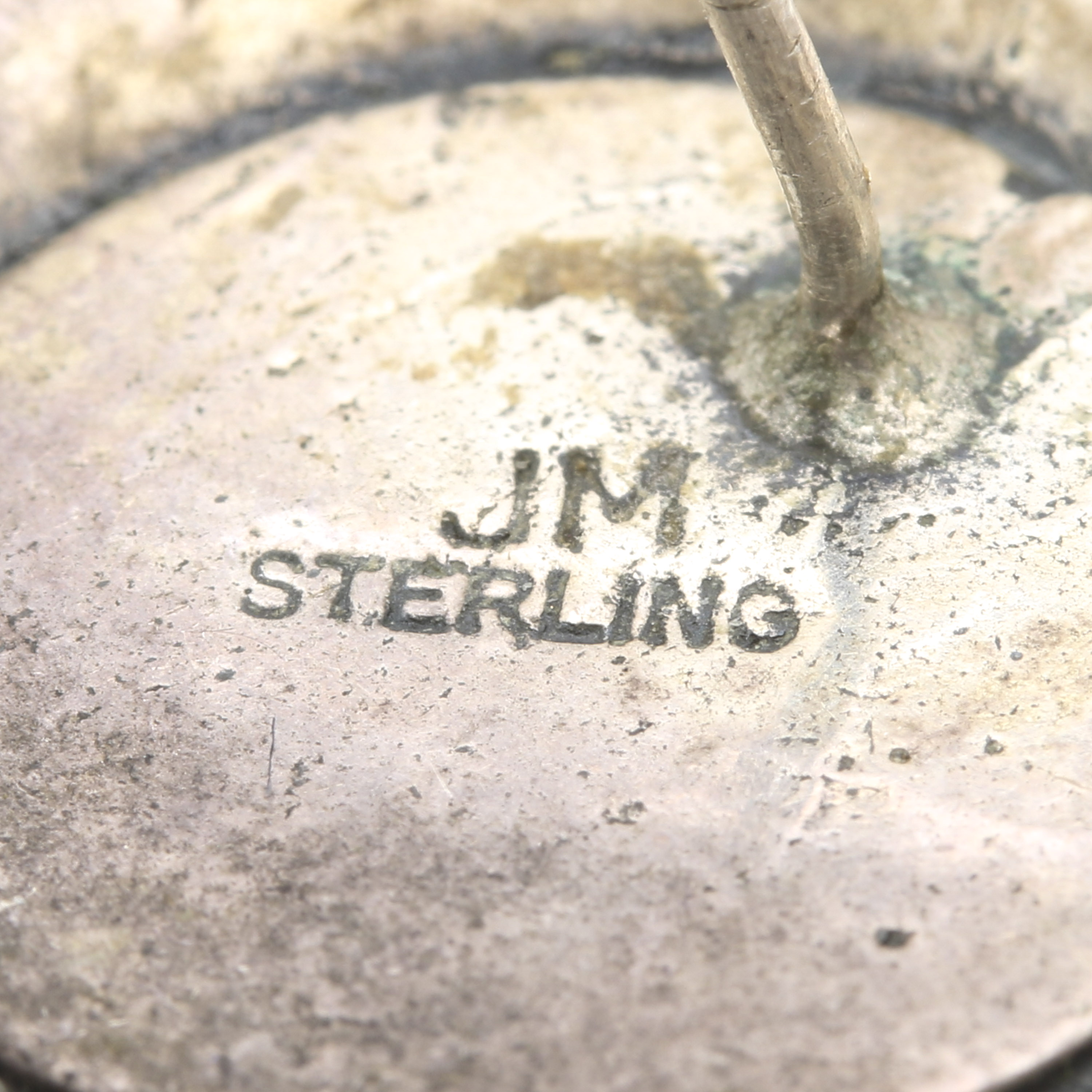 Sterling Silver Jewelry Featuring James Mason Inlay and Anne Harvey Enameled Cat