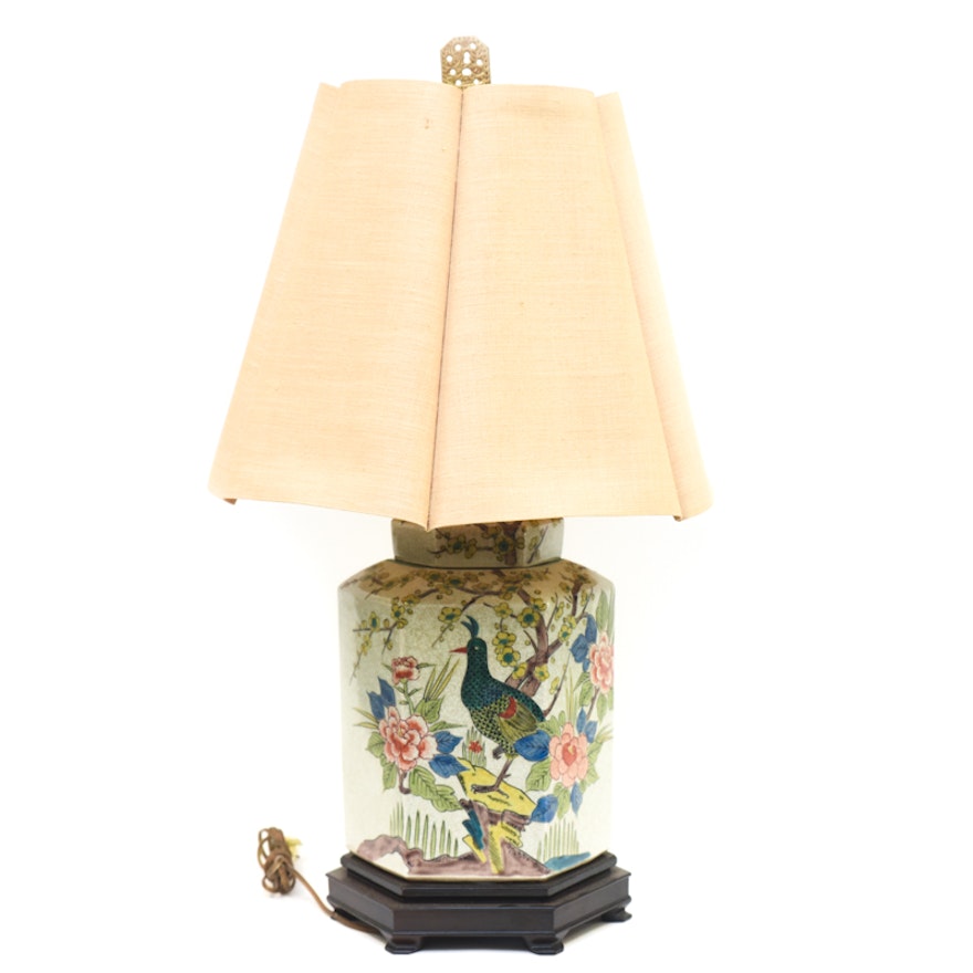 Chinese Ceramic Table Lamp