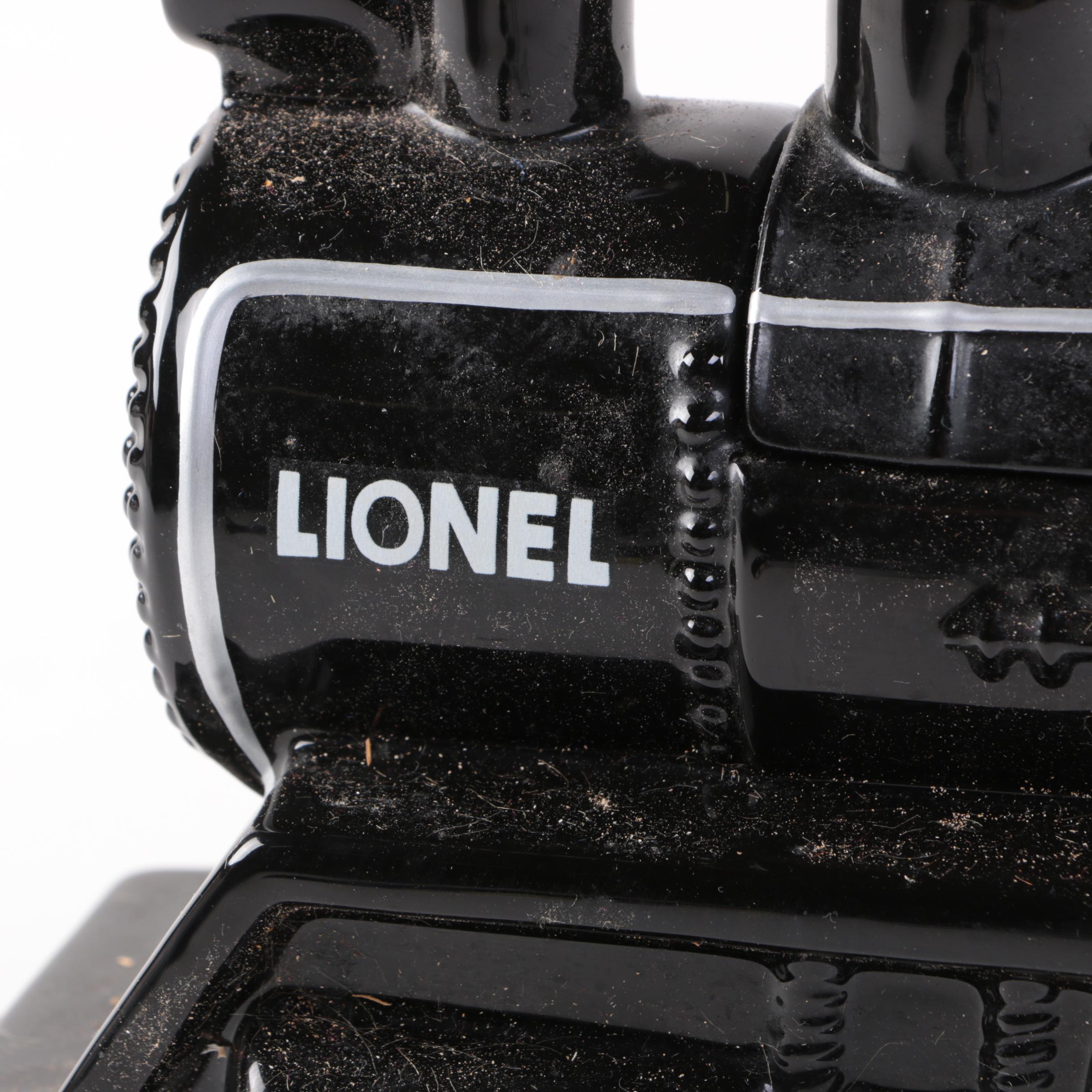 Lionel Model Train Themed Ceramic Cookie Jar