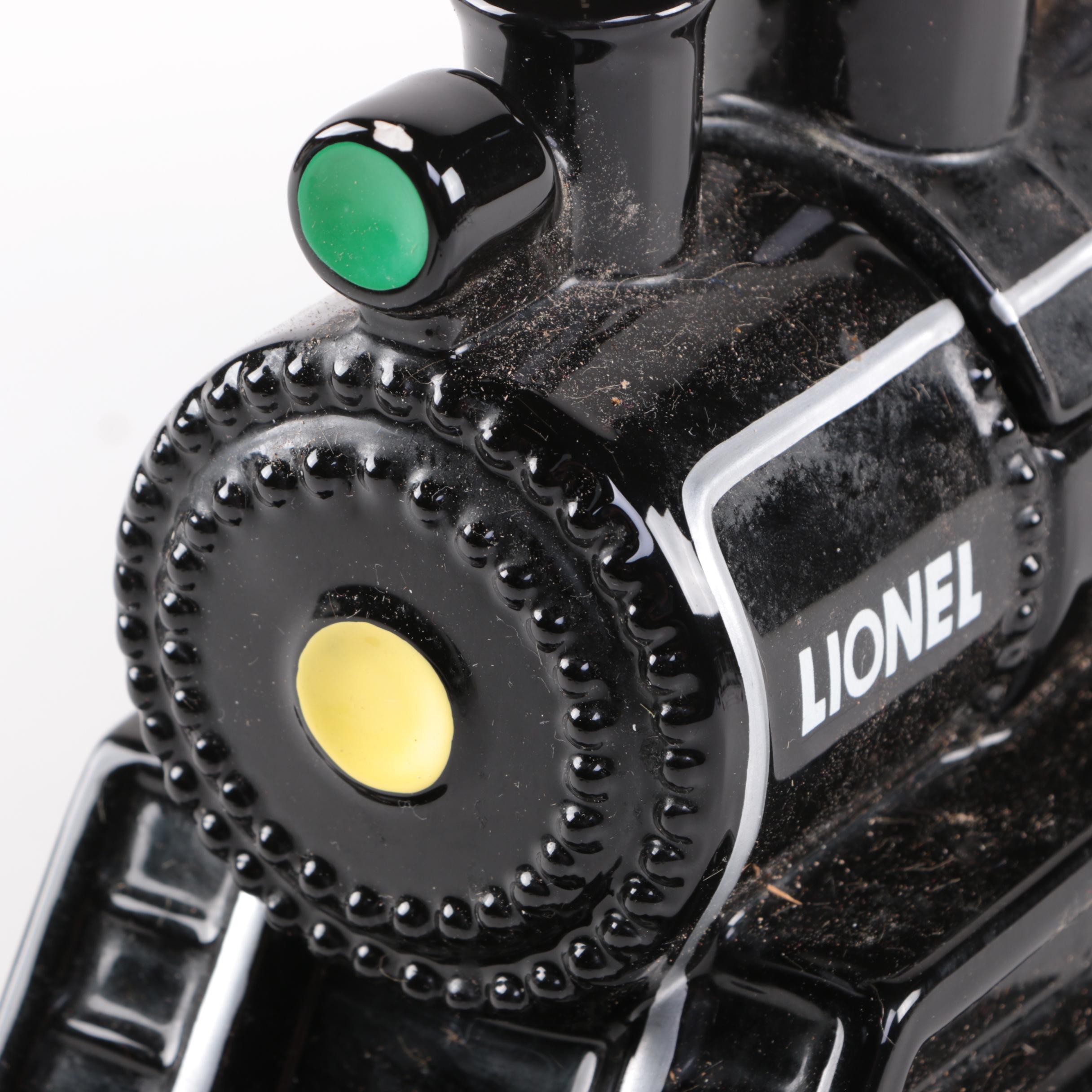 Lionel Model Train Themed Ceramic Cookie Jar