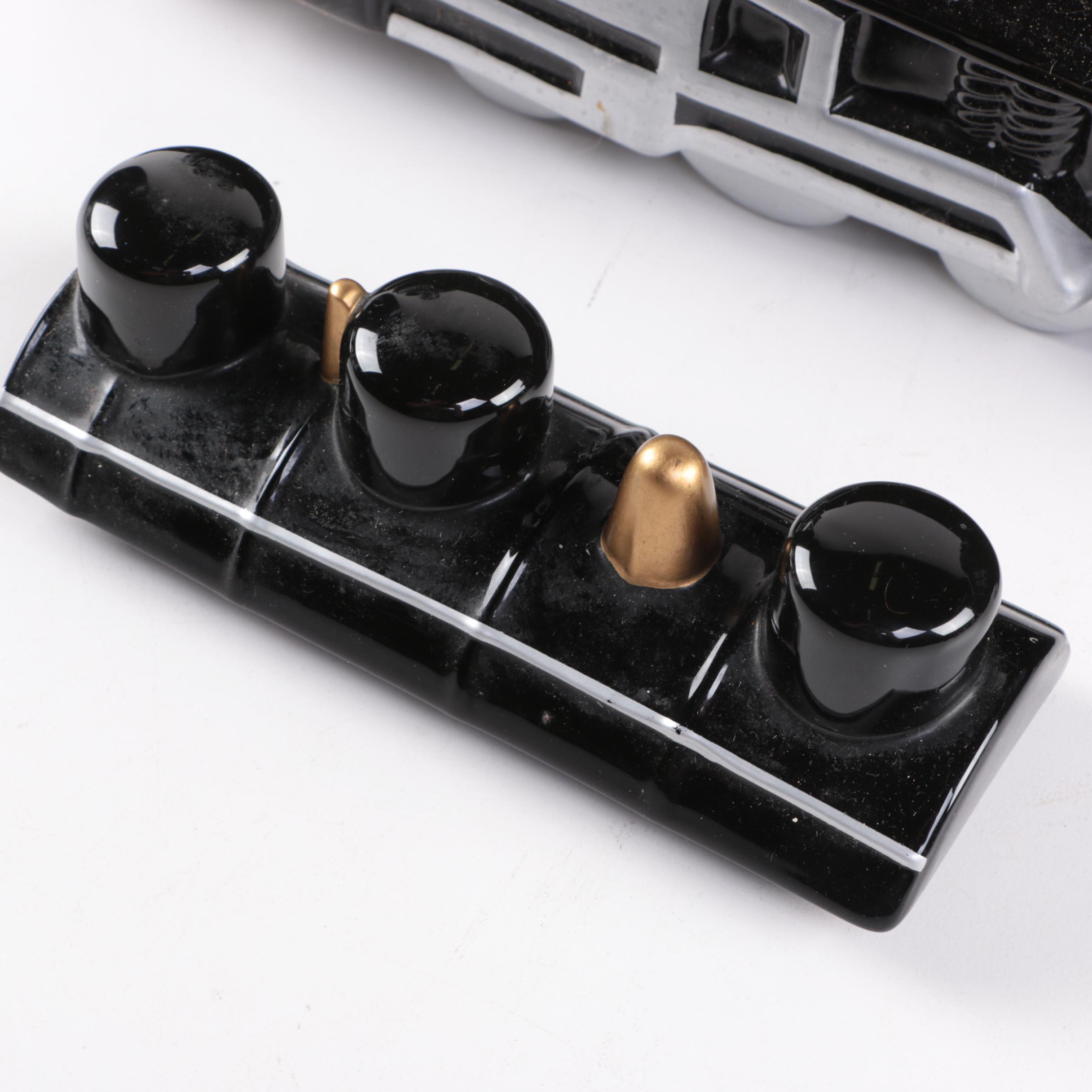 Lionel Model Train Themed Ceramic Cookie Jar