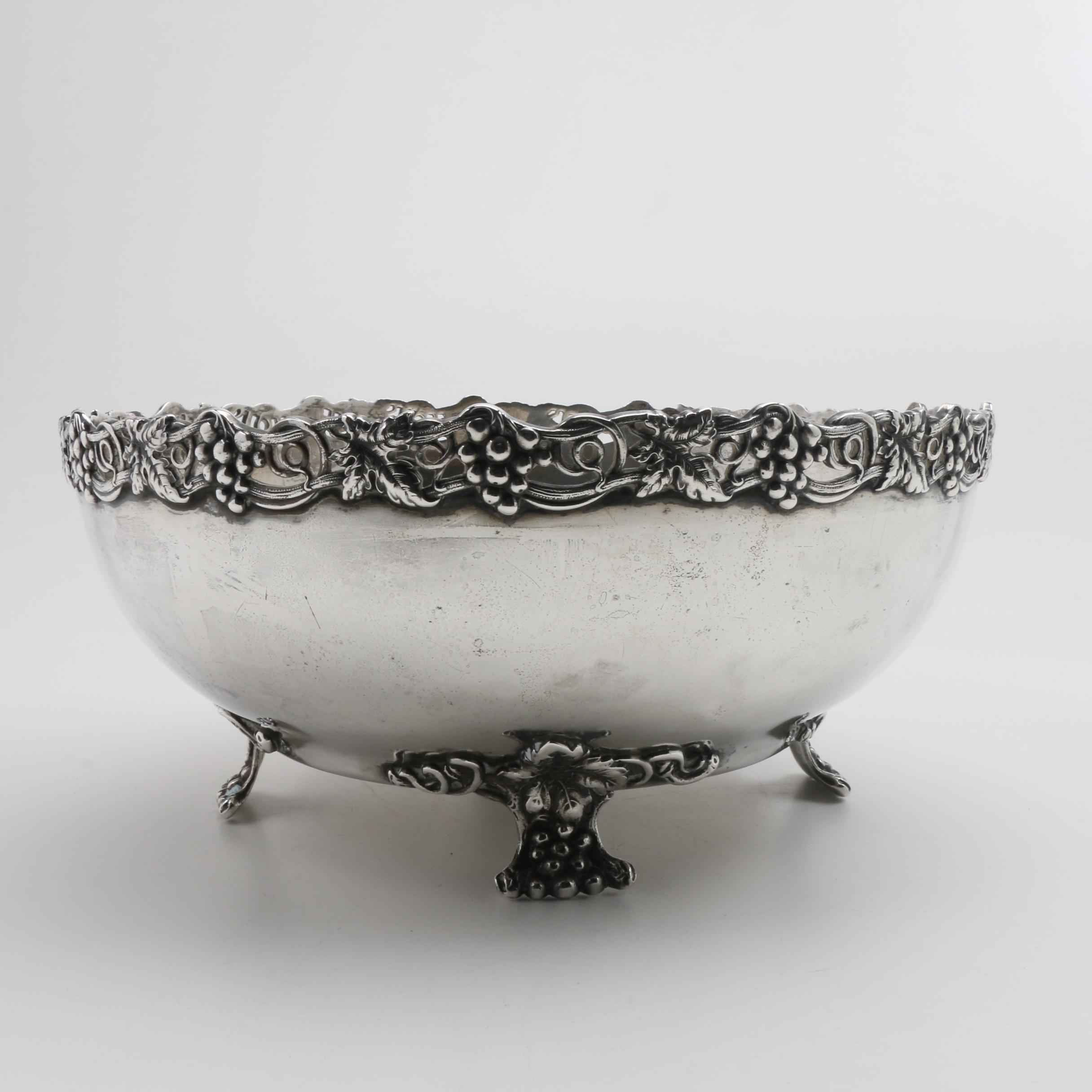 J.E. Caldwell & Co. Sterling Silver Footed Bowl