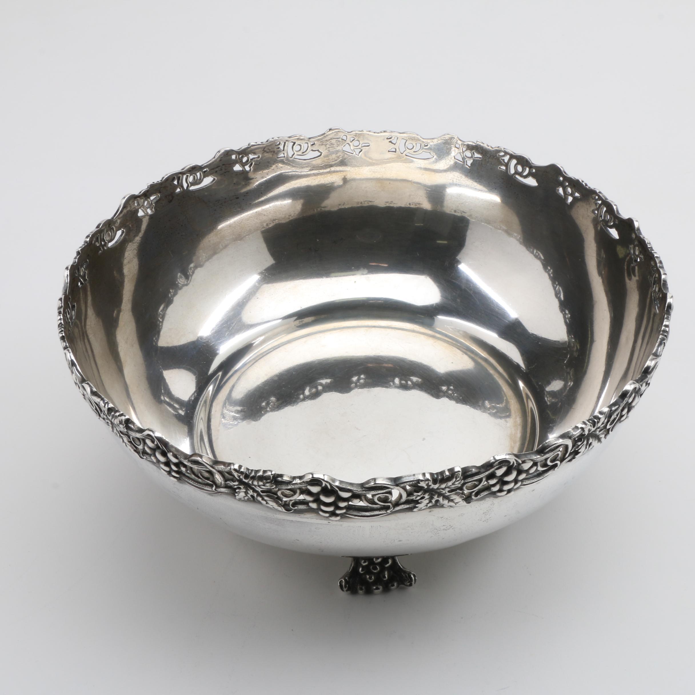 J.E. Caldwell & Co. Sterling Silver Footed Bowl