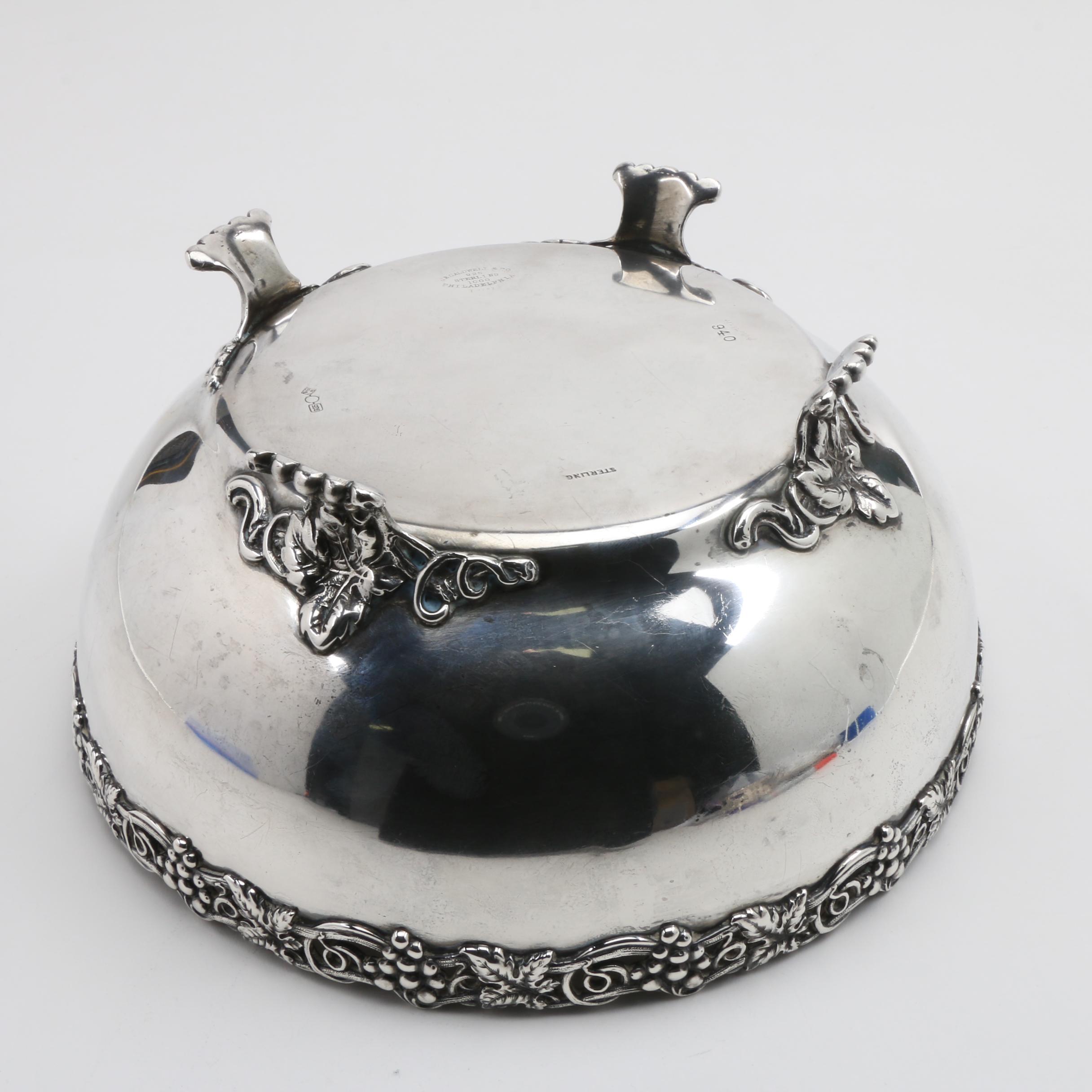 J.E. Caldwell & Co. Sterling Silver Footed Bowl