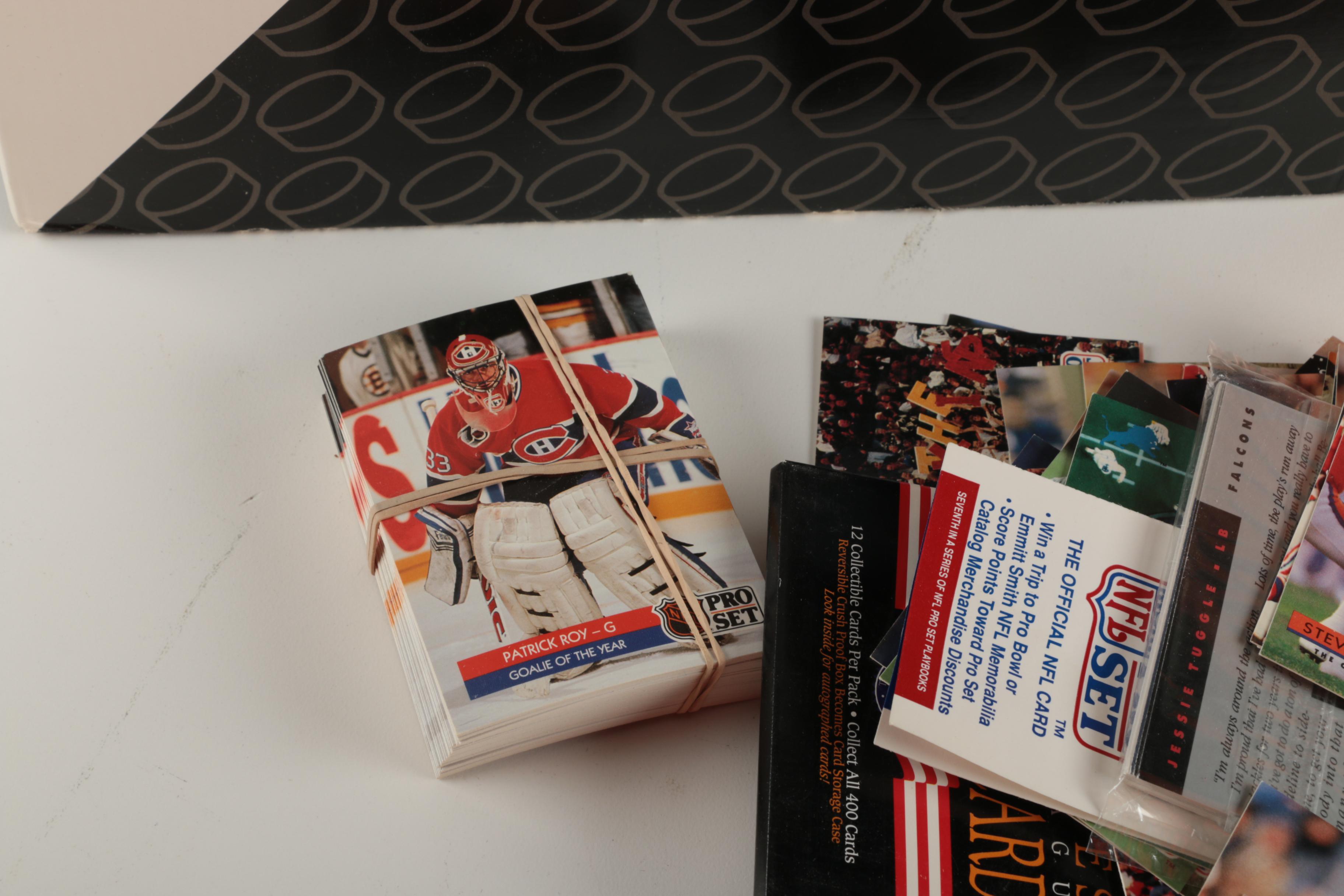 Large Collection of Hockey Cards with Other Sports Cards