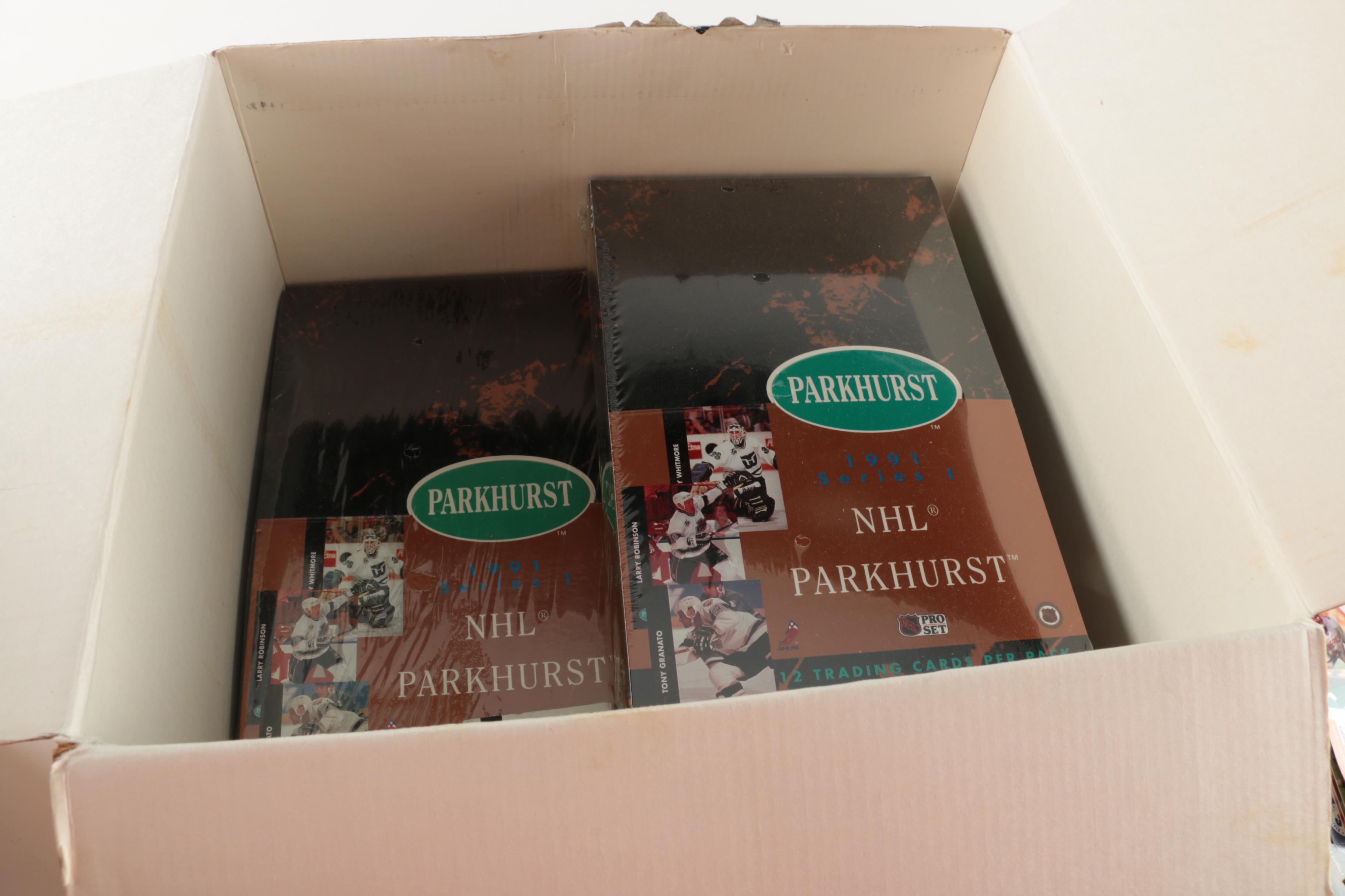 Large Collection of Hockey Cards with Other Sports Cards