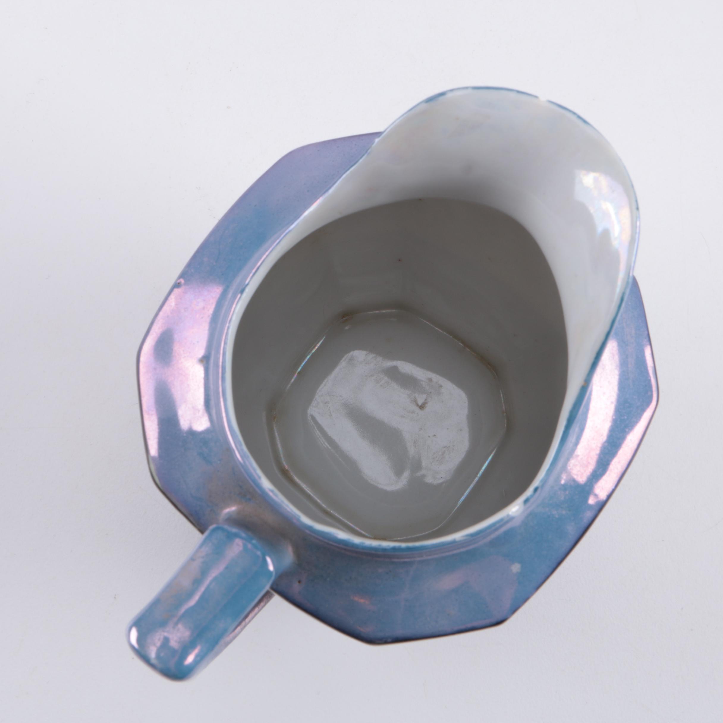 Japanese Takito Lusterware Tea Service