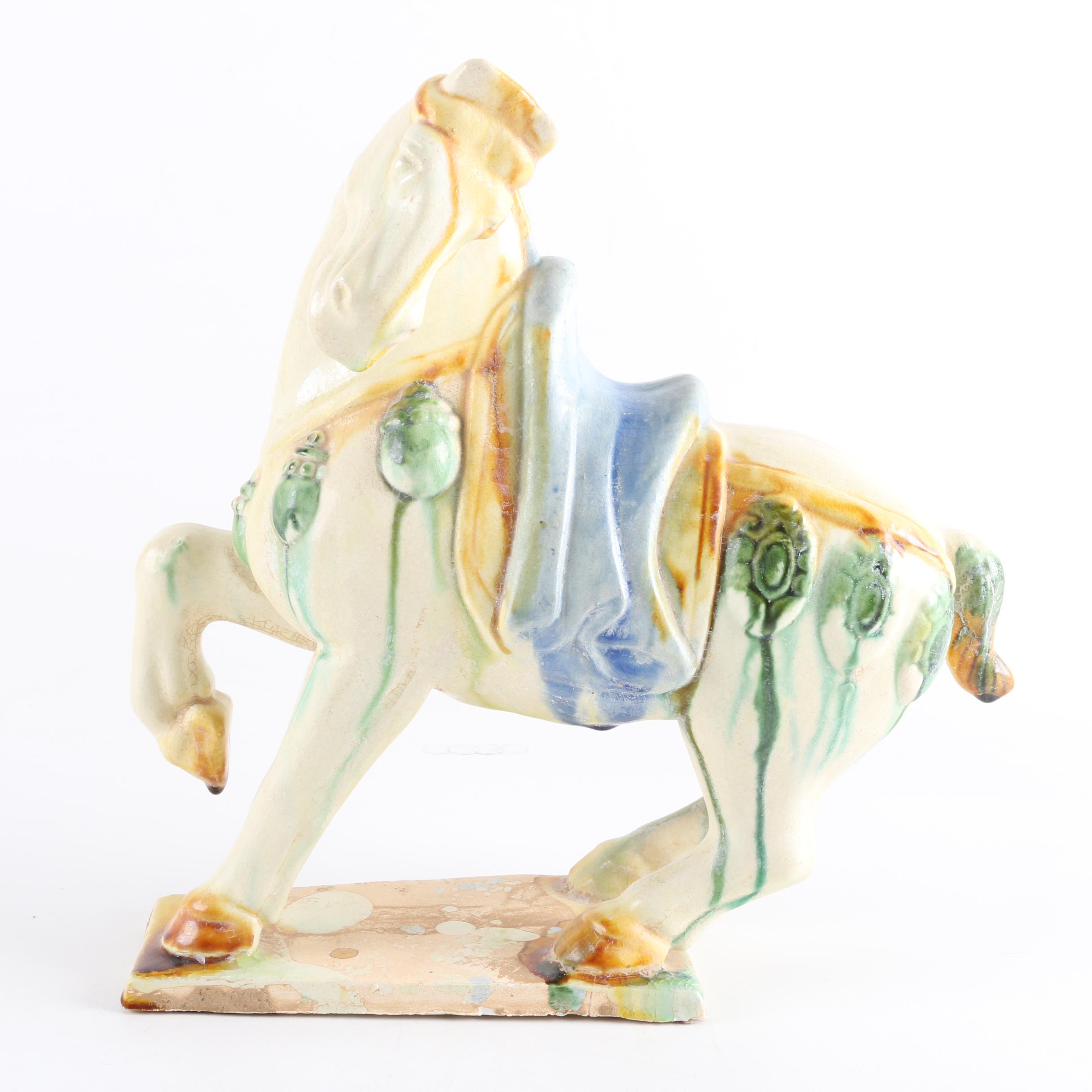 Chinese Tang Dynasty Style Horse Figurine