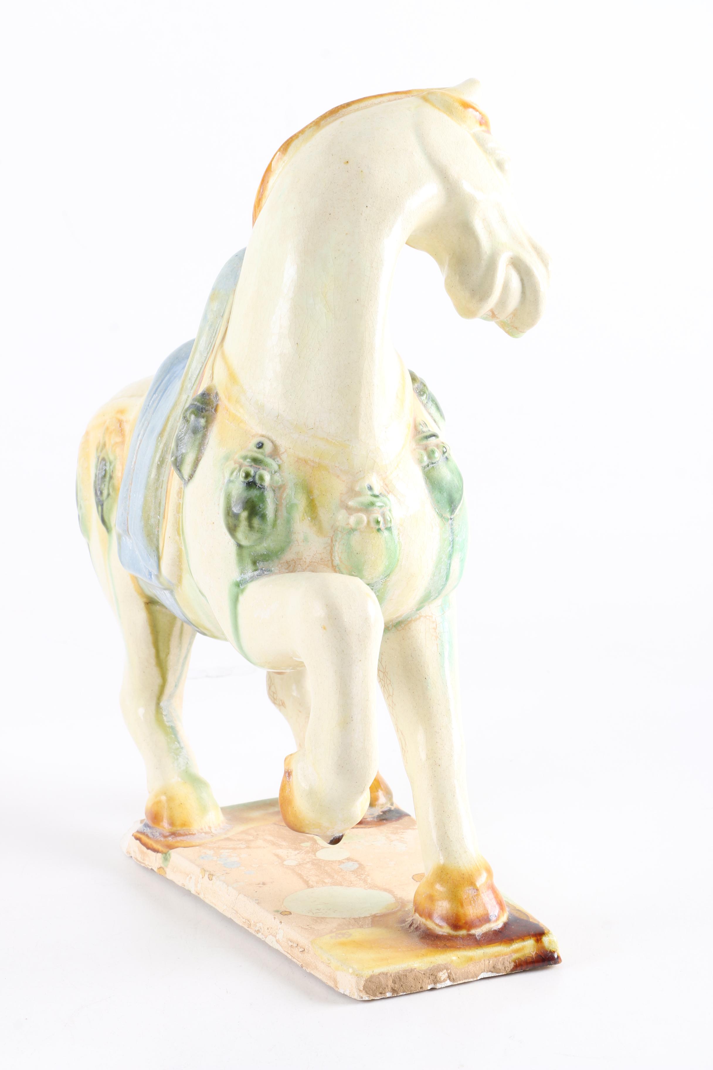 Chinese Tang Dynasty Style Horse Figurine