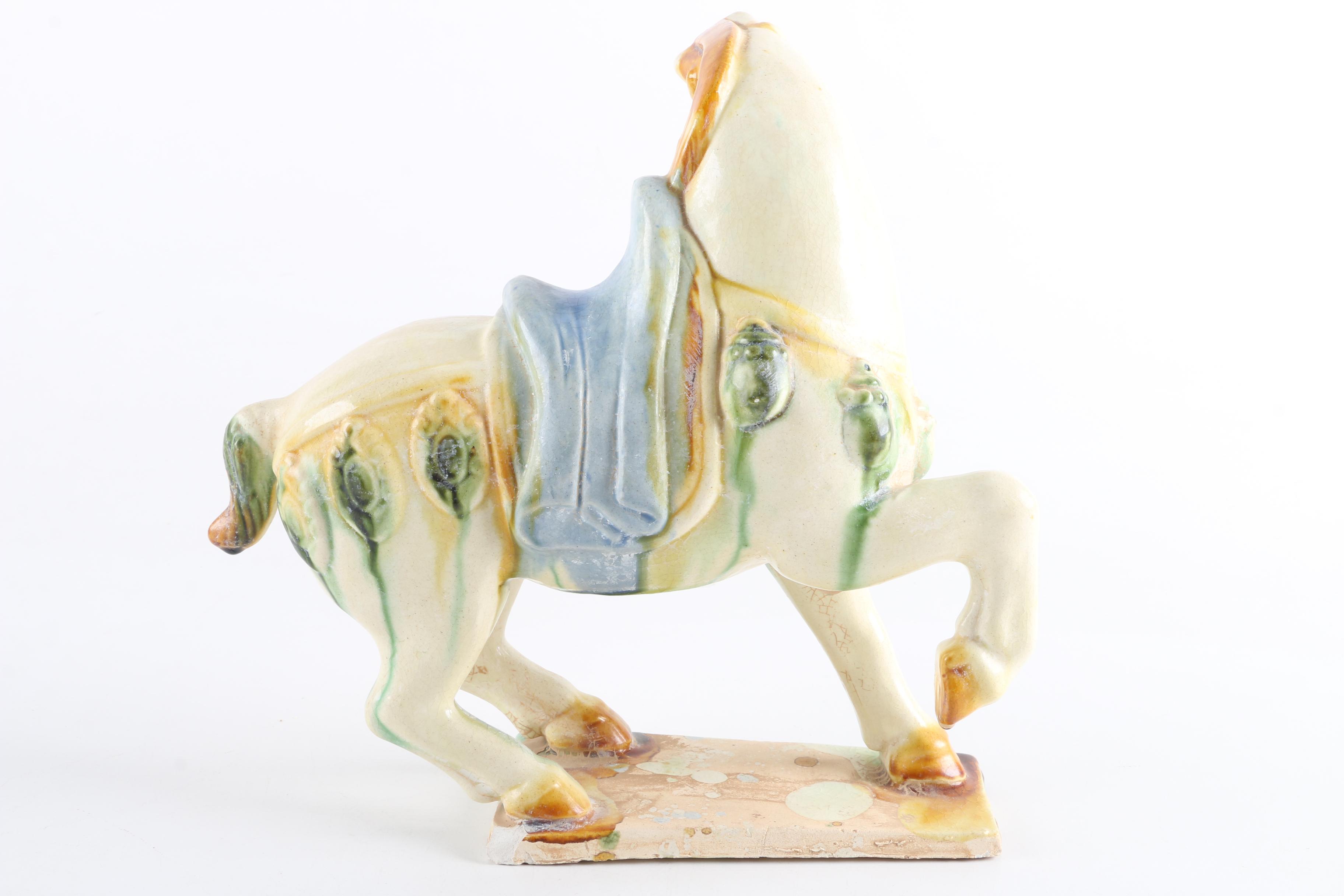 Chinese Tang Dynasty Style Horse Figurine