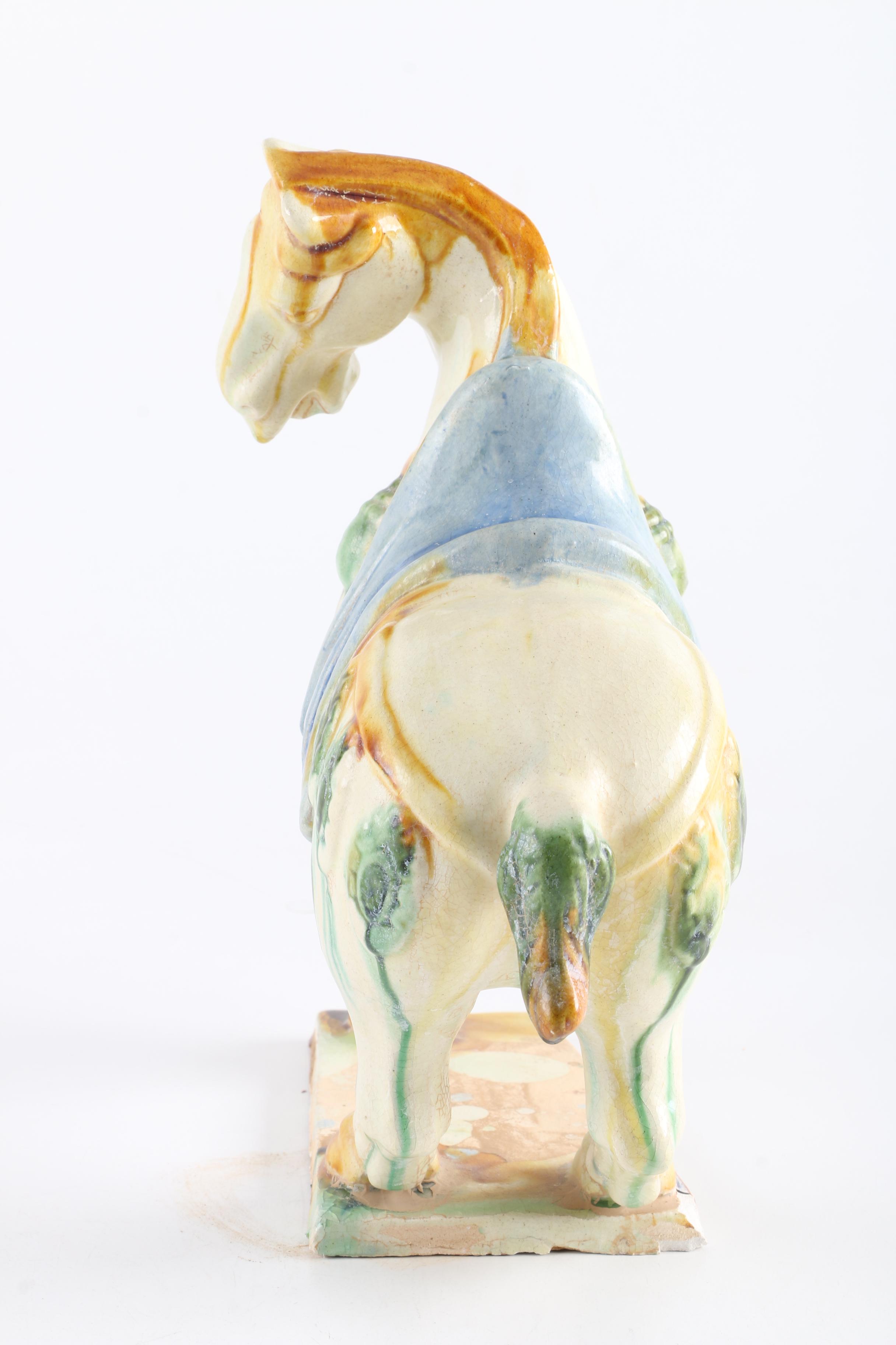 Chinese Tang Dynasty Style Horse Figurine