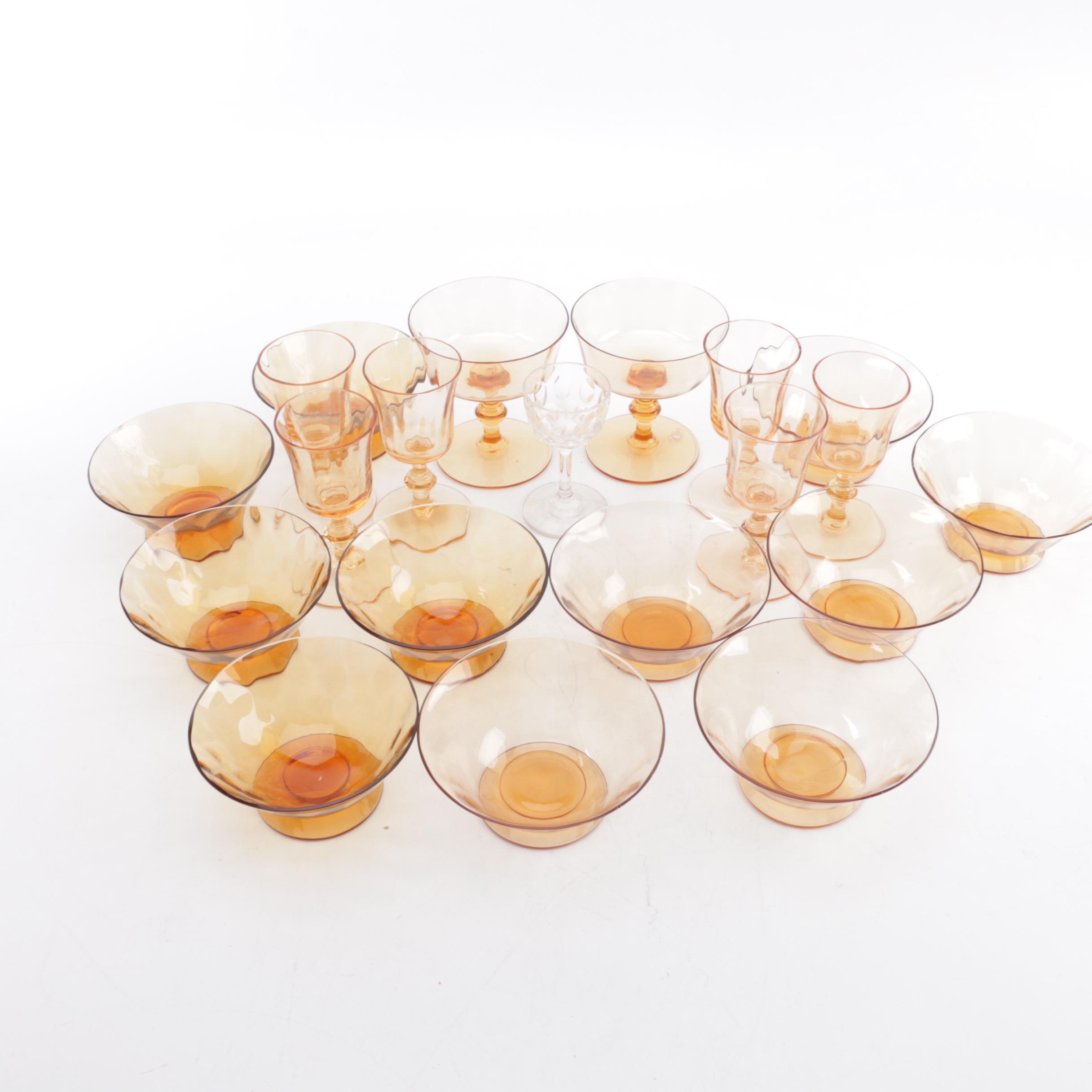 Colored Glass Tableware