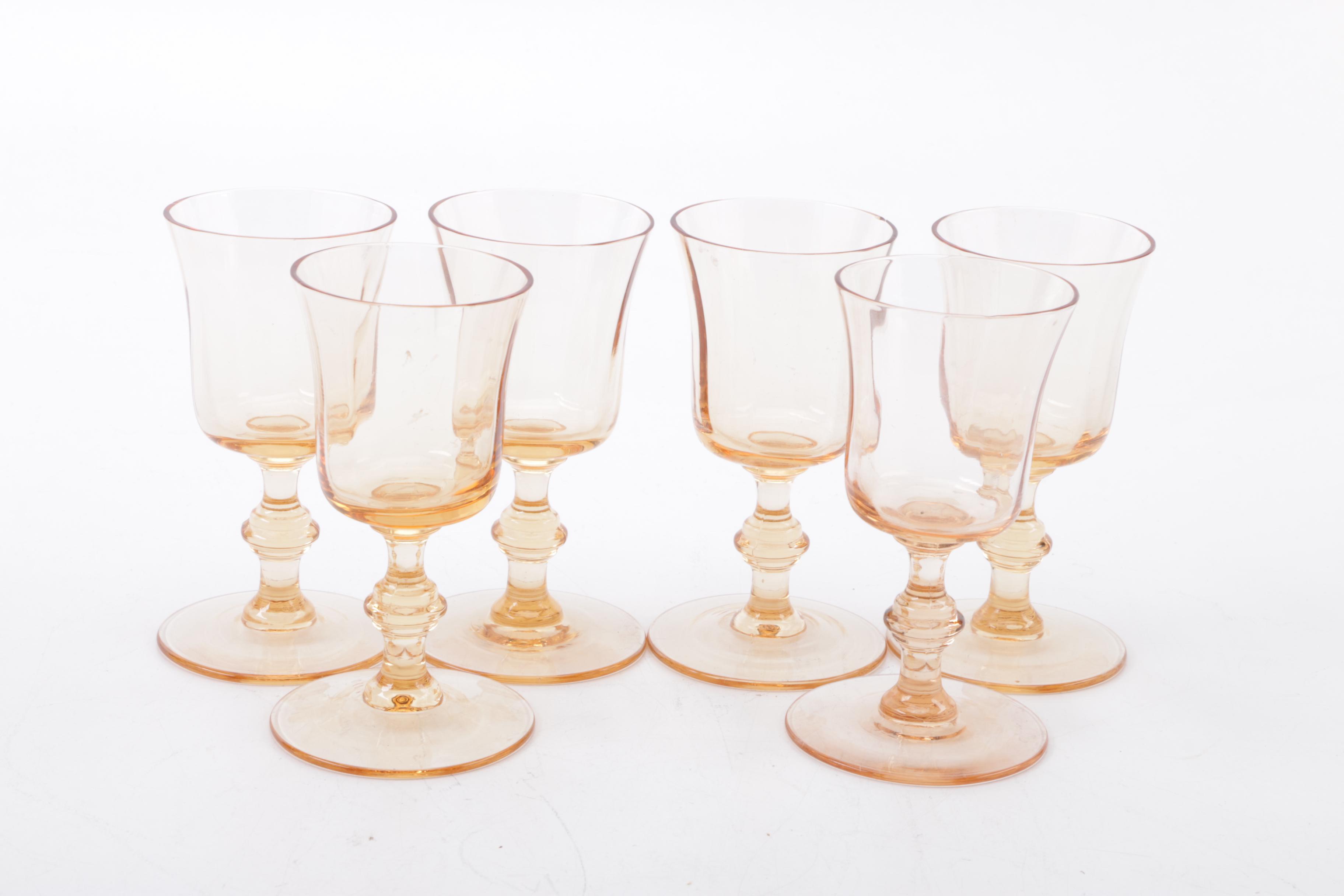 Colored Glass Tableware