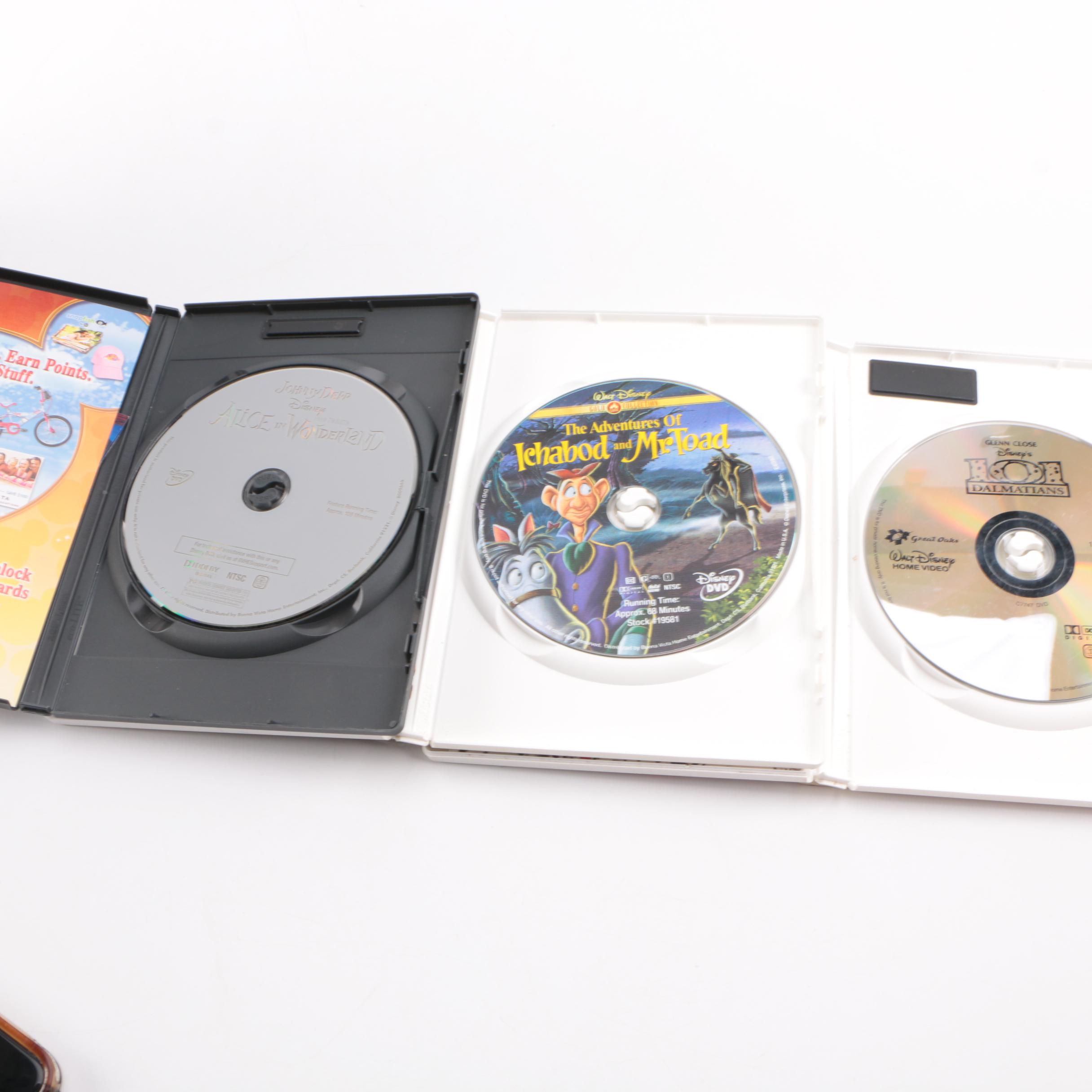 Animated Disney Film DVDs