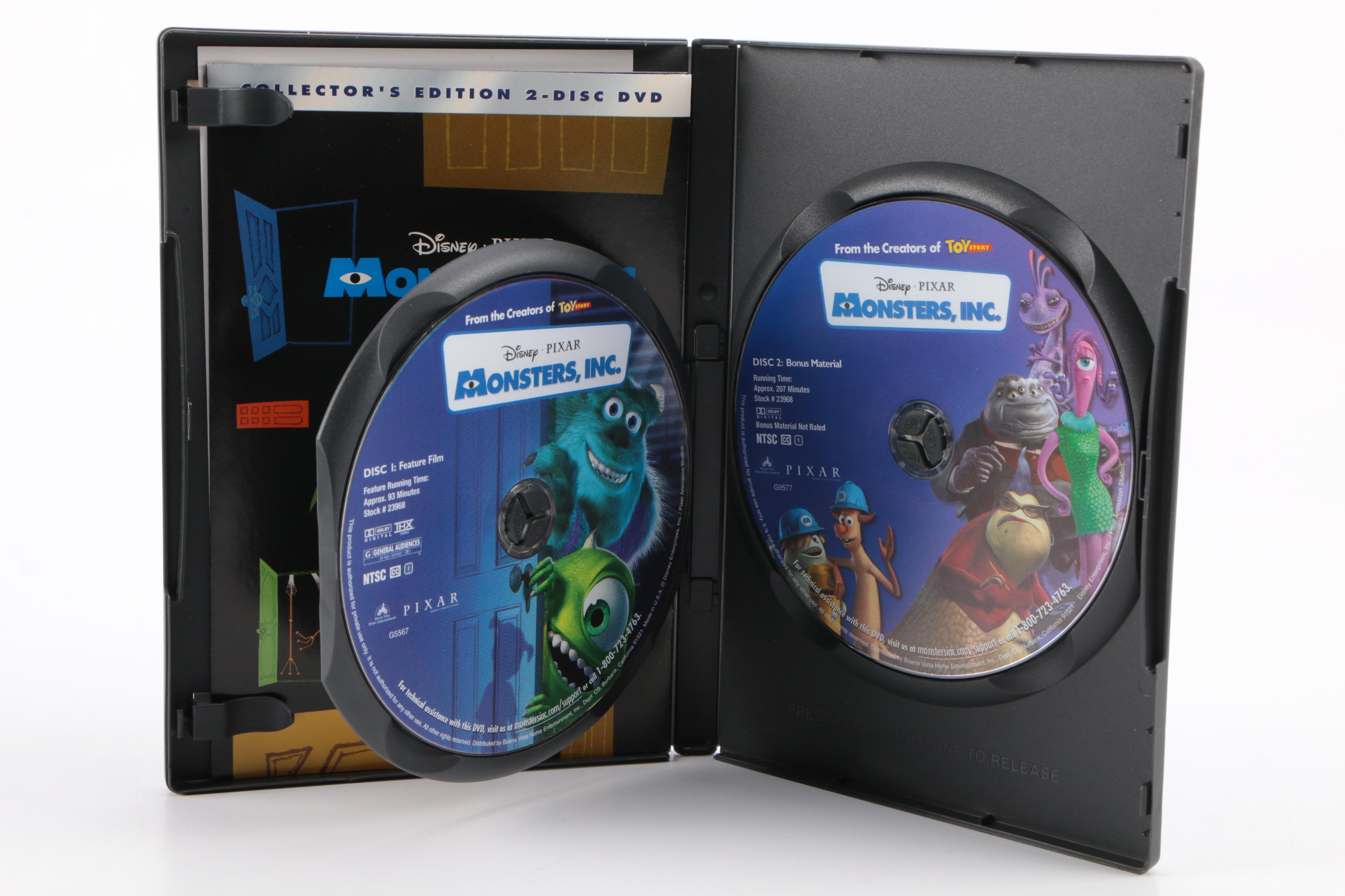 Animated Disney Film DVDs