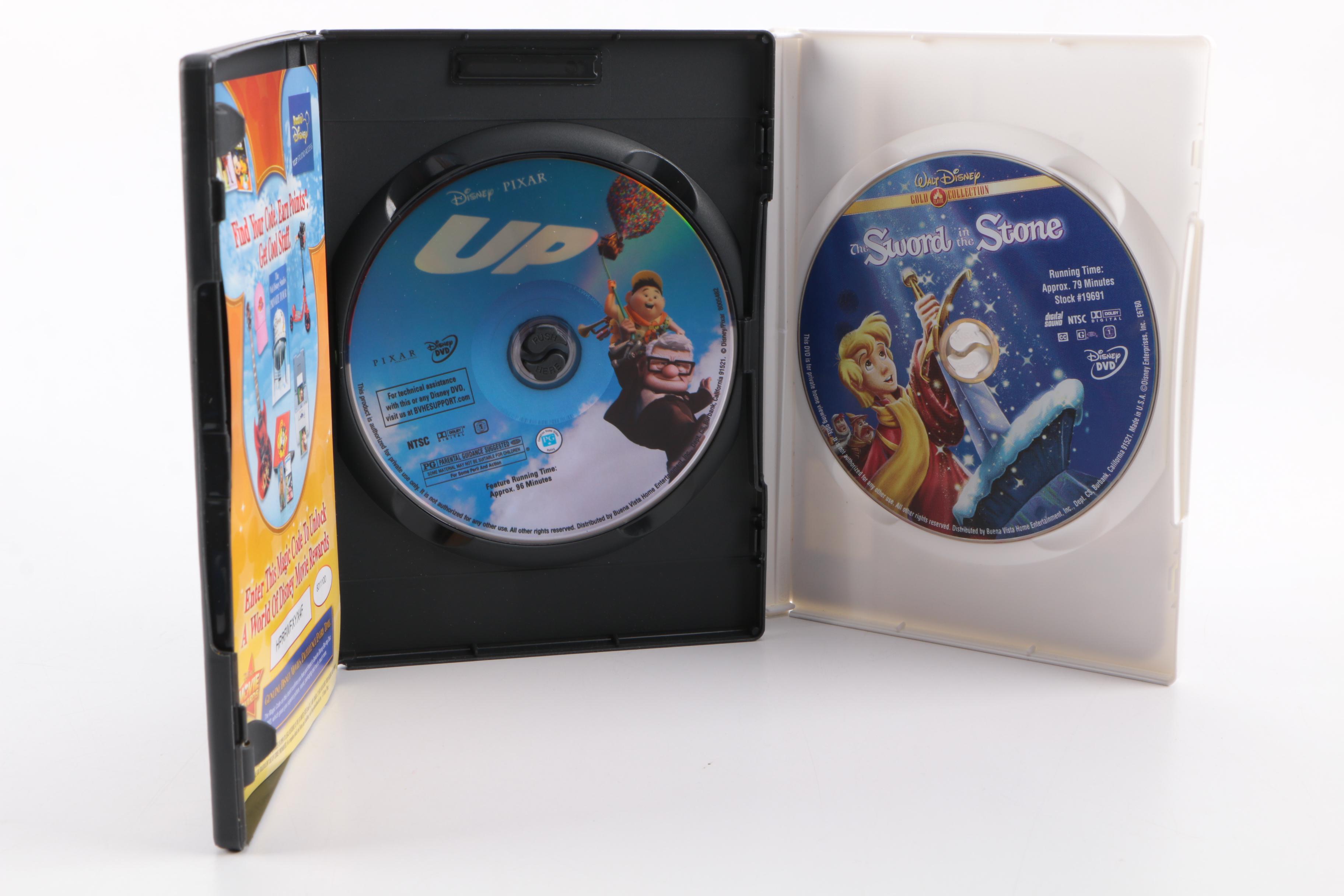 Animated Disney Film DVDs