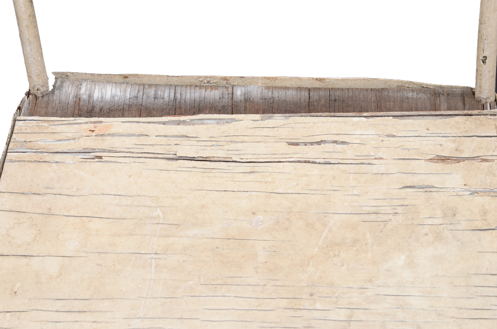 Set of Four Antique Wrought Iron Patio Side Chairs