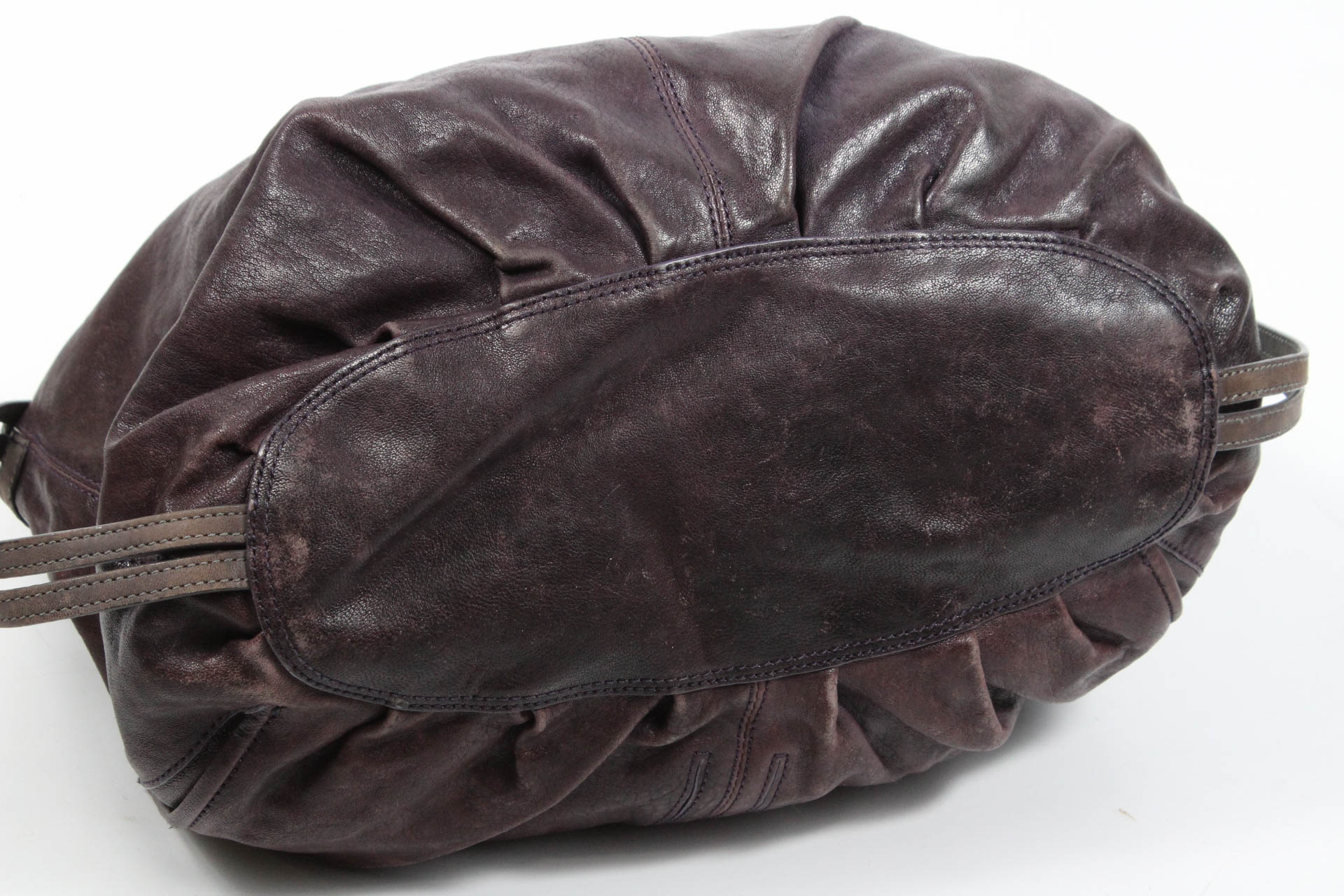 Olivia Harris by Joy Gryson Brown Leather Shoulder Bag