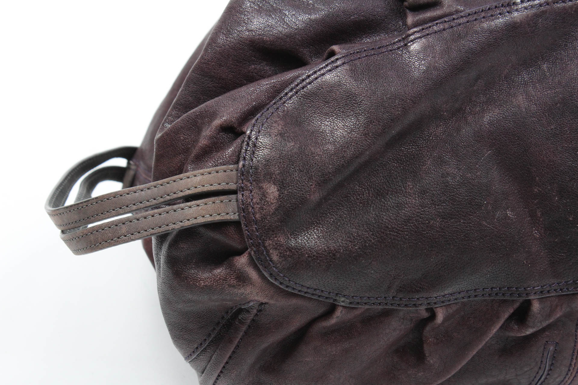 Olivia Harris by Joy Gryson Brown Leather Shoulder Bag