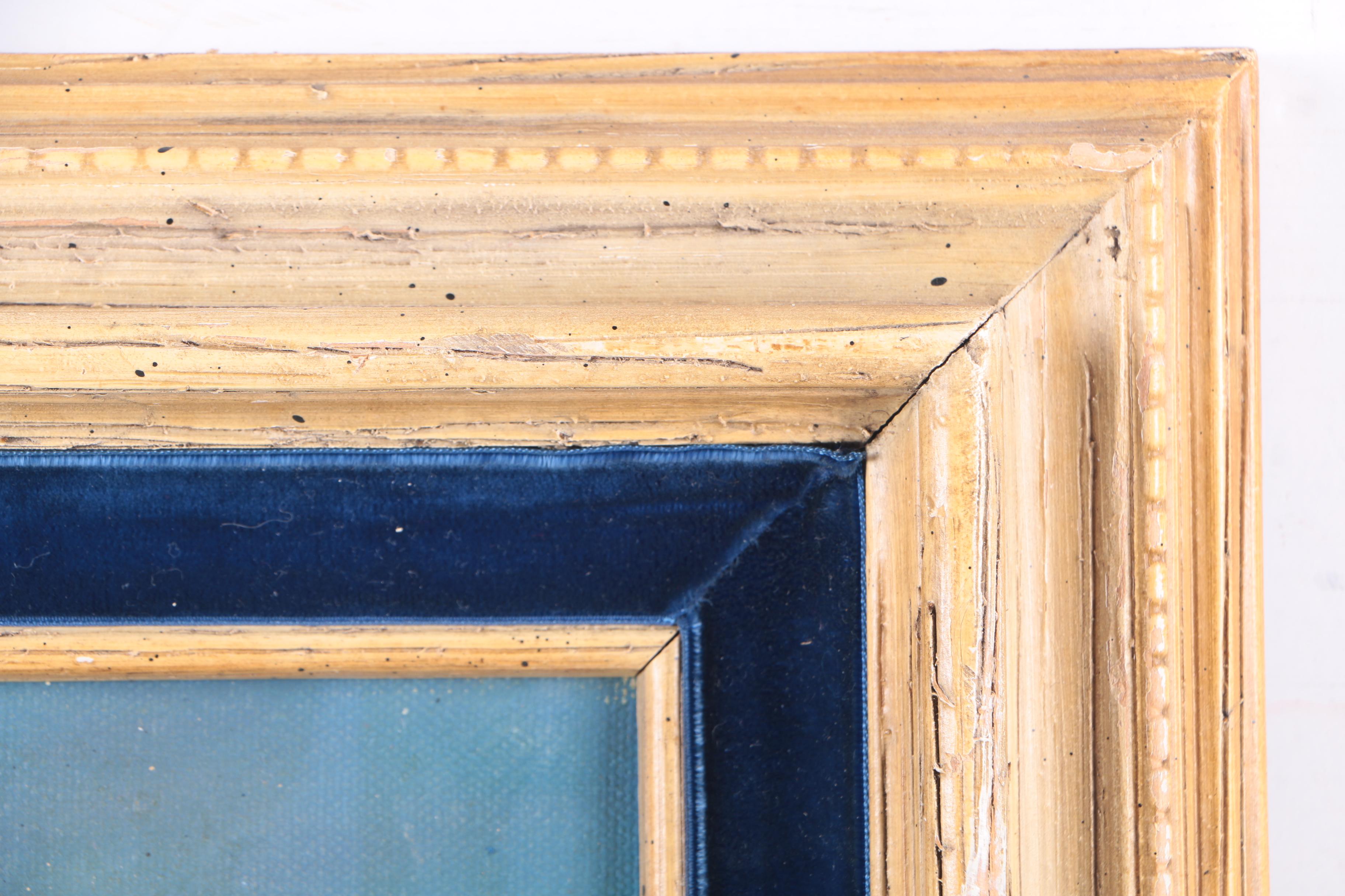 June 1981 Acrylic Painting on Canvas of Winter Landscape with Snow Covered Trees